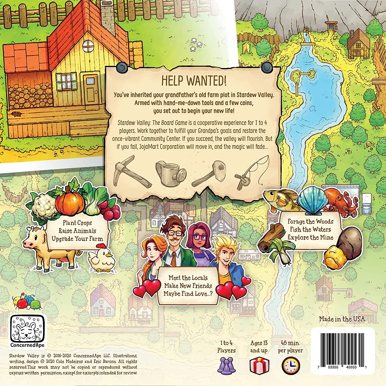 Stardew Valley: The Board Game [1-4 Players] Board Game ConcernedApe