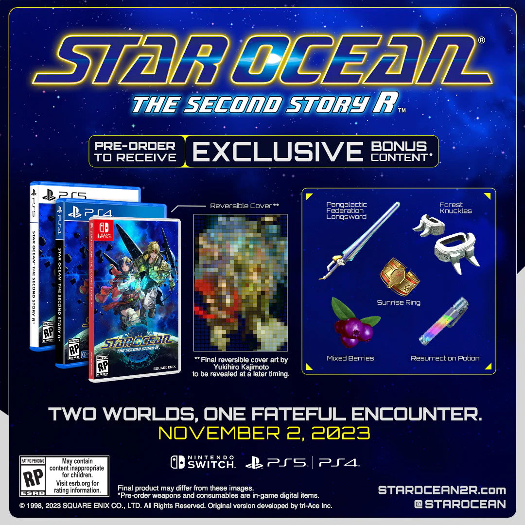Star Ocean: The Second Story R [PlayStation 5] PlayStation 5 Video Game Square Enix   