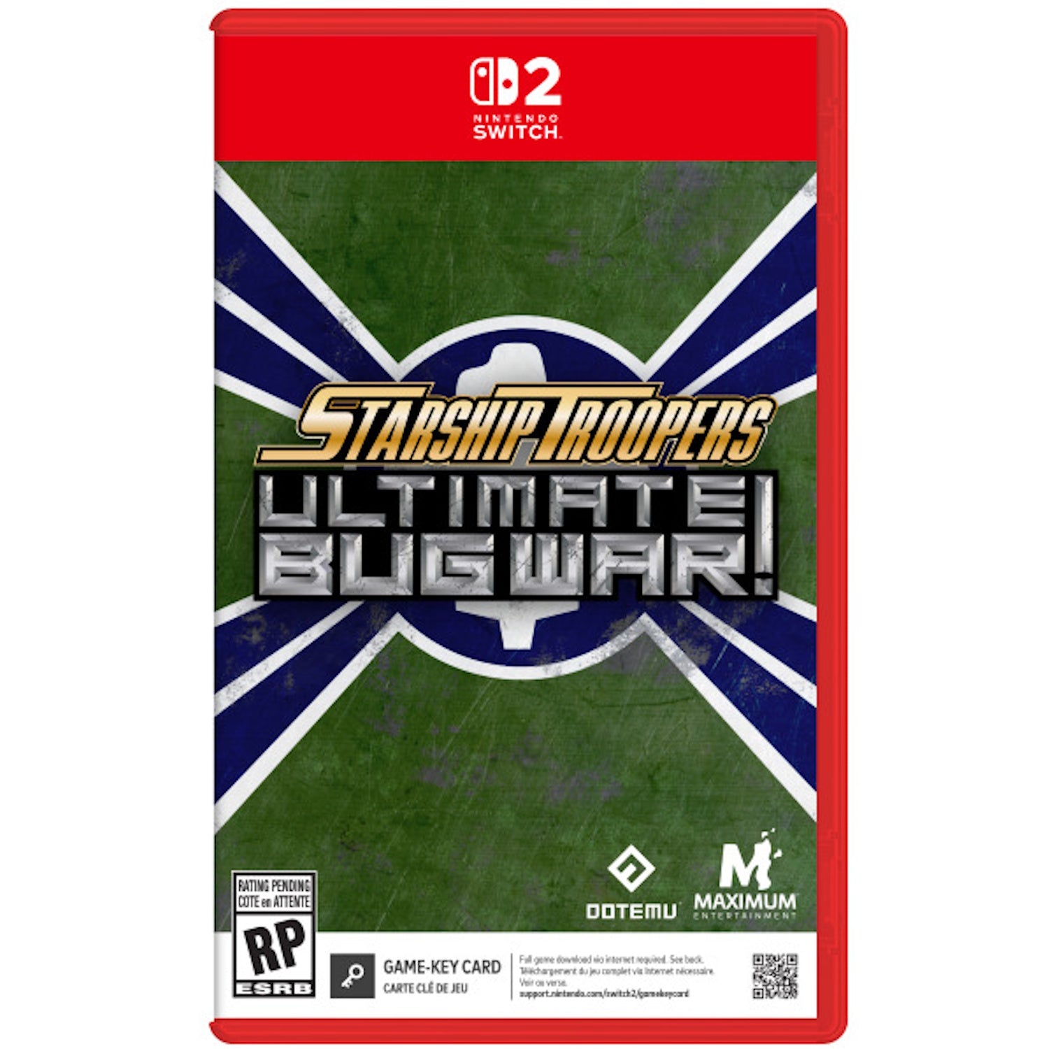 Starship Troopers: Ultimate Bug War [Game-Key Card][Nintendo Switch 2] Nintendo Switch 2 Video Game Maximum Games
