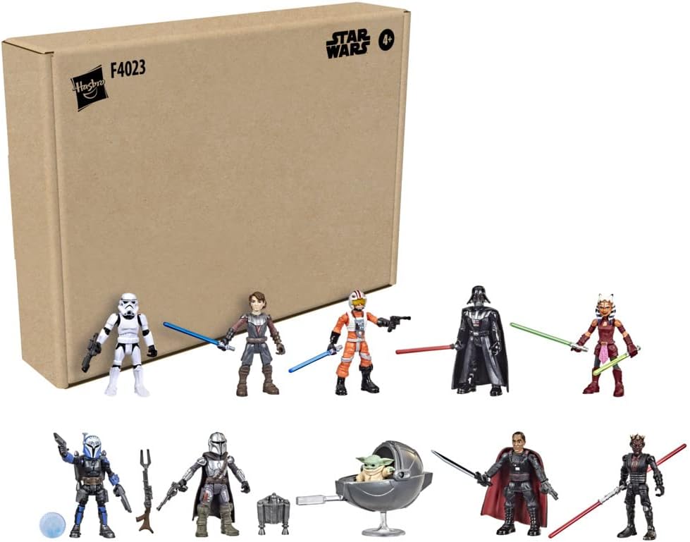 Star Wars Mission Fleet 10-Pack 2.5" Scale Action Figure Set Toys & Games Hasbro