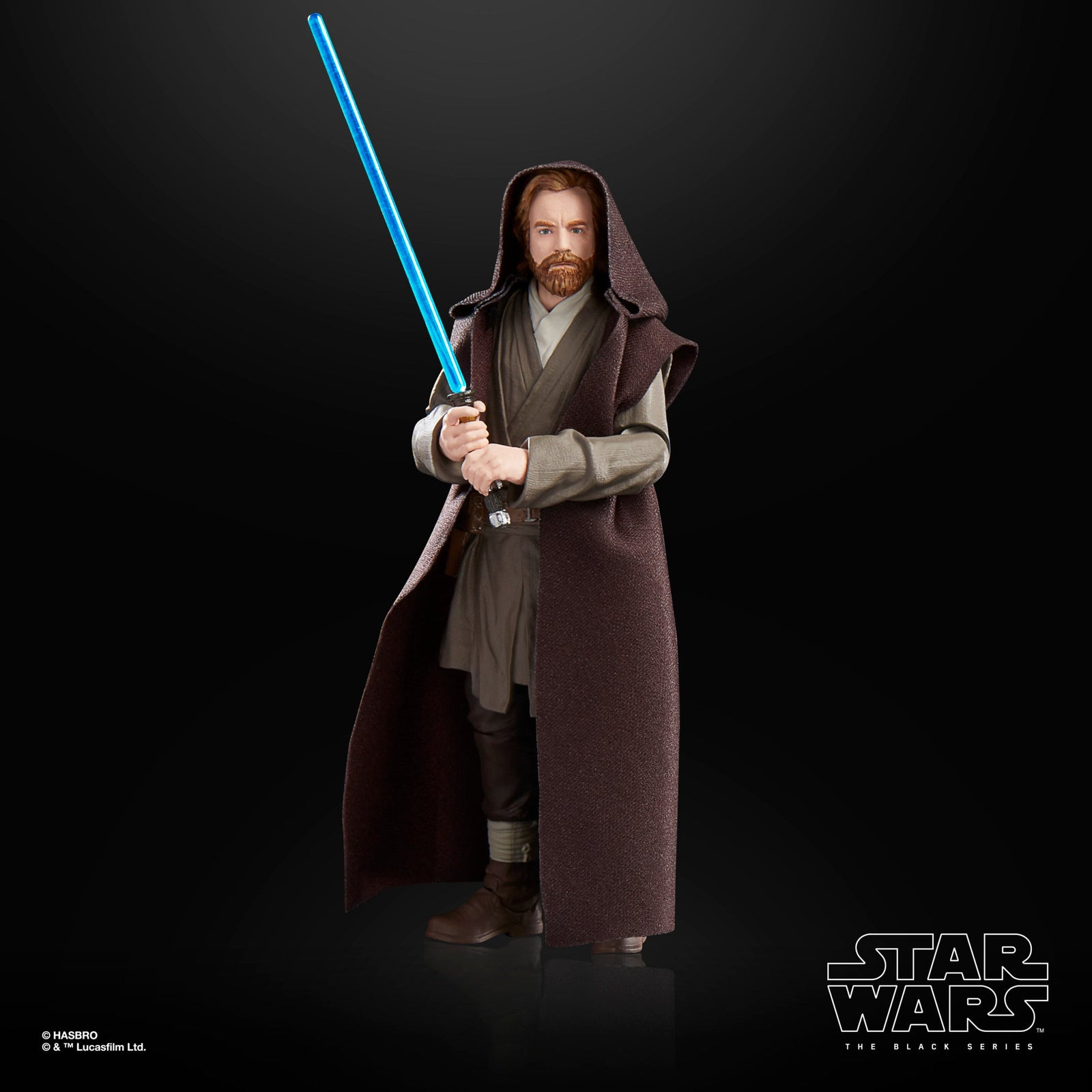 Star Wars: The Black Series - Obi-Wan Kenobi (Wandering Jedi) 6" Collectible Action Figure Toys & Games Hasbro