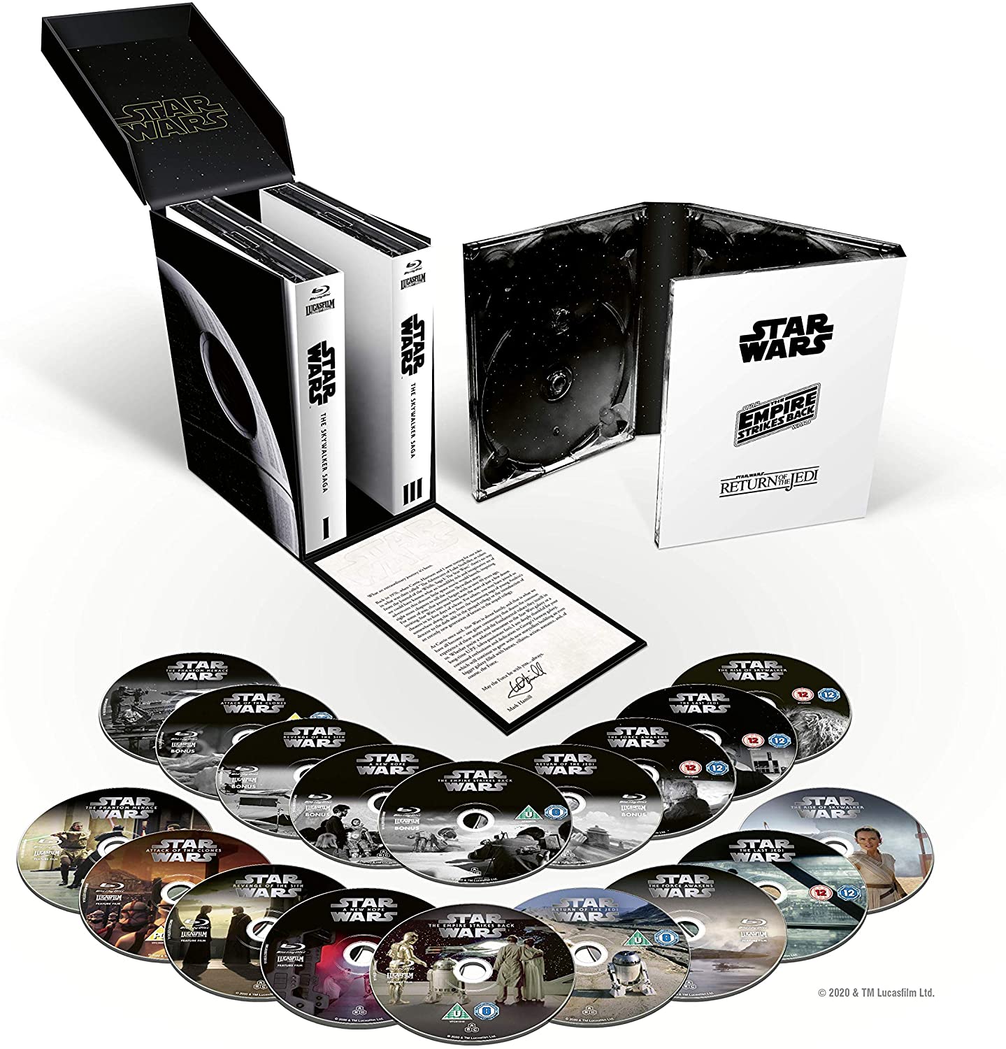 Star Wars: The Skywalker Saga - 9 Movie Collection [Blu-Ray Box Set] DVDs & Blu-Rays Lucasfilm   