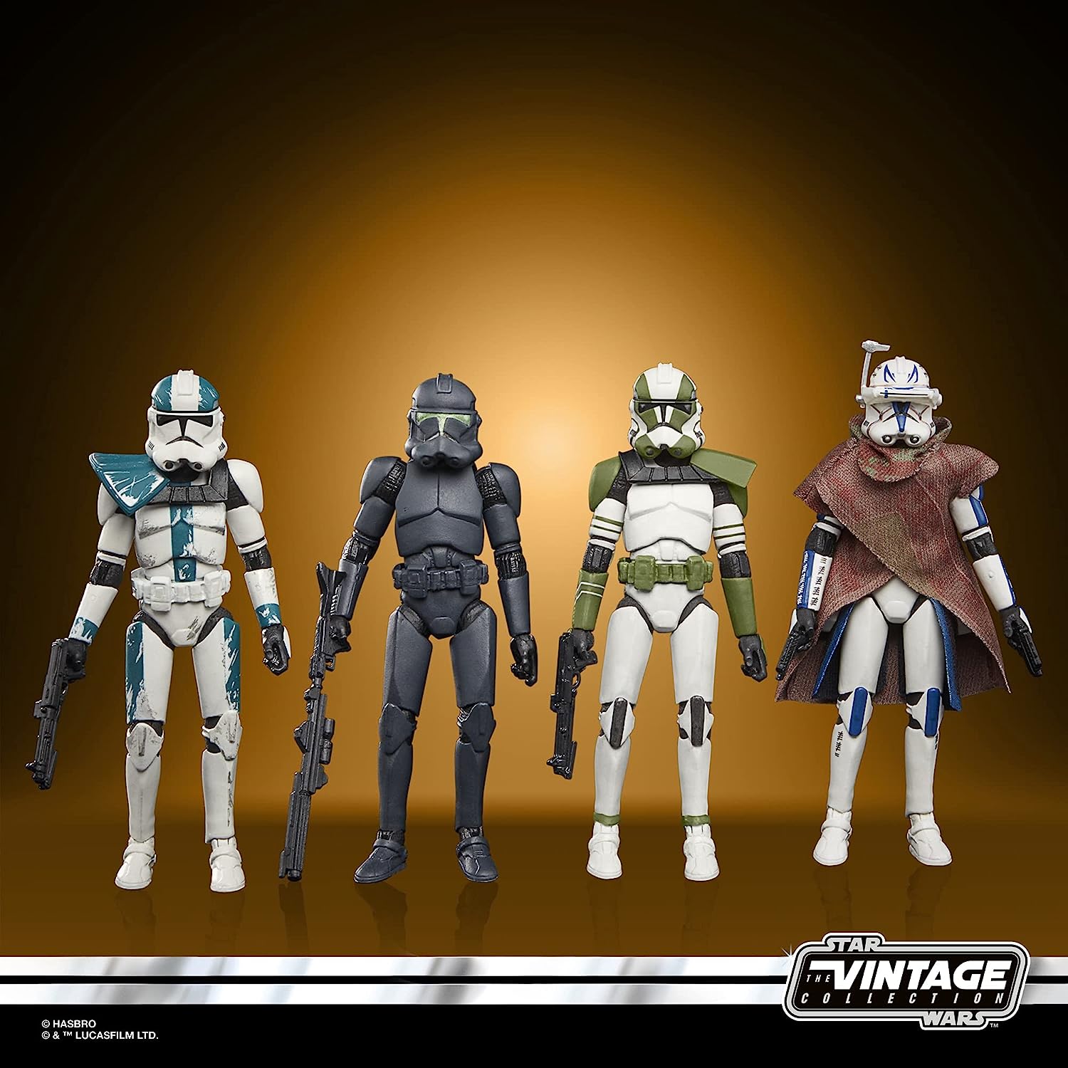Star Wars: The Vintage Collection - Star Wars: The Bad Batch Special 4-Pack 3.75" Scale Action Figures Toys & Games Hasbro
