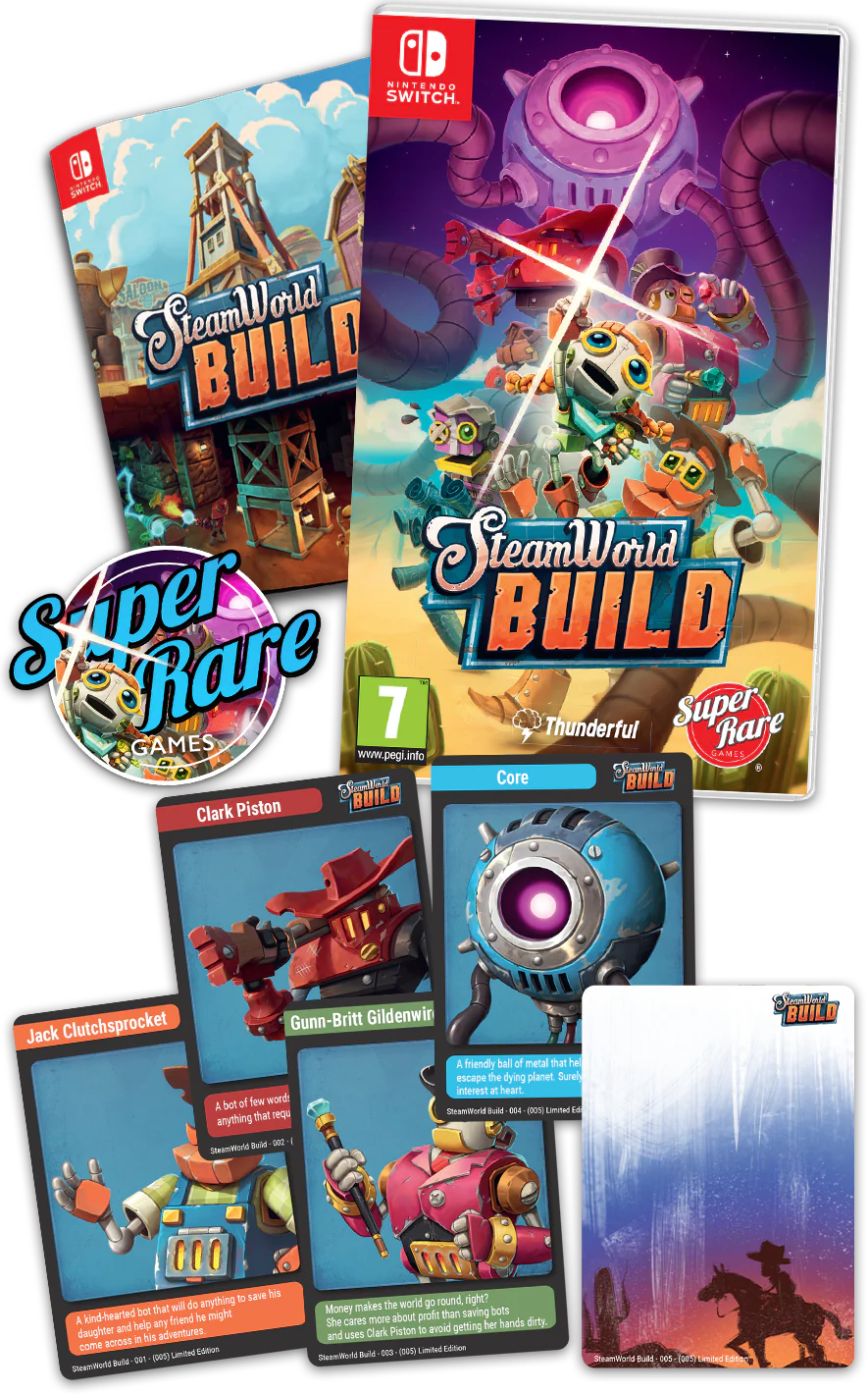 SteamWorld Build - SRG#125 [Nintendo Switch] Nintendo Switch Video Game Super Rare Games