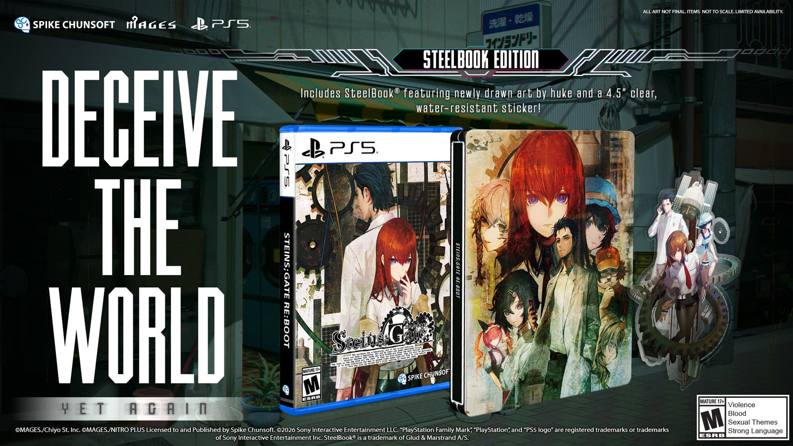 Steins;Gate Re:Boot - Steelbook Edition [PlayStation 5] PlayStation 5 Video Game Spike Chunsoft