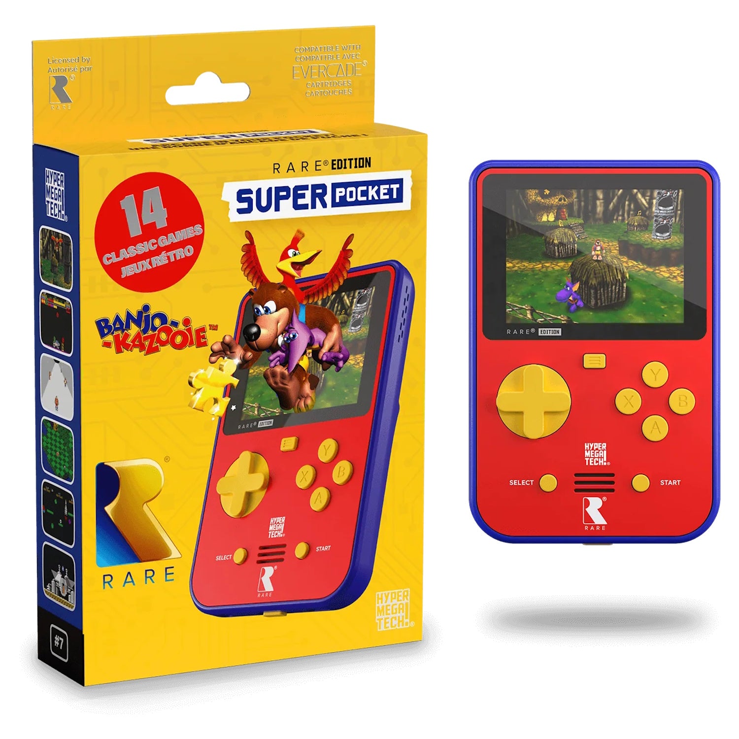 Super Pocket Handheld System: Rare Edition [Hyper Mega Tech] Electronics Hyper Mega Tech