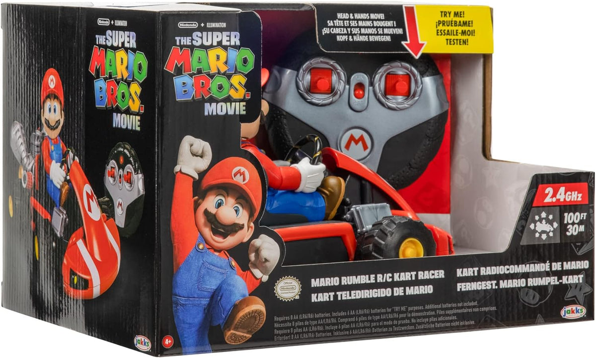 The Super Mario Bros. Movie: Rumble R/C Kart Racer Toys & Games JAKKS Pacific