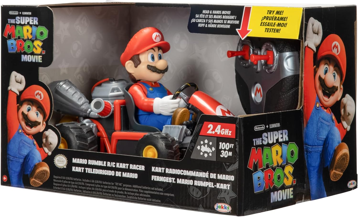 The Super Mario Bros. Movie: Rumble R/C Kart Racer Toys & Games JAKKS Pacific