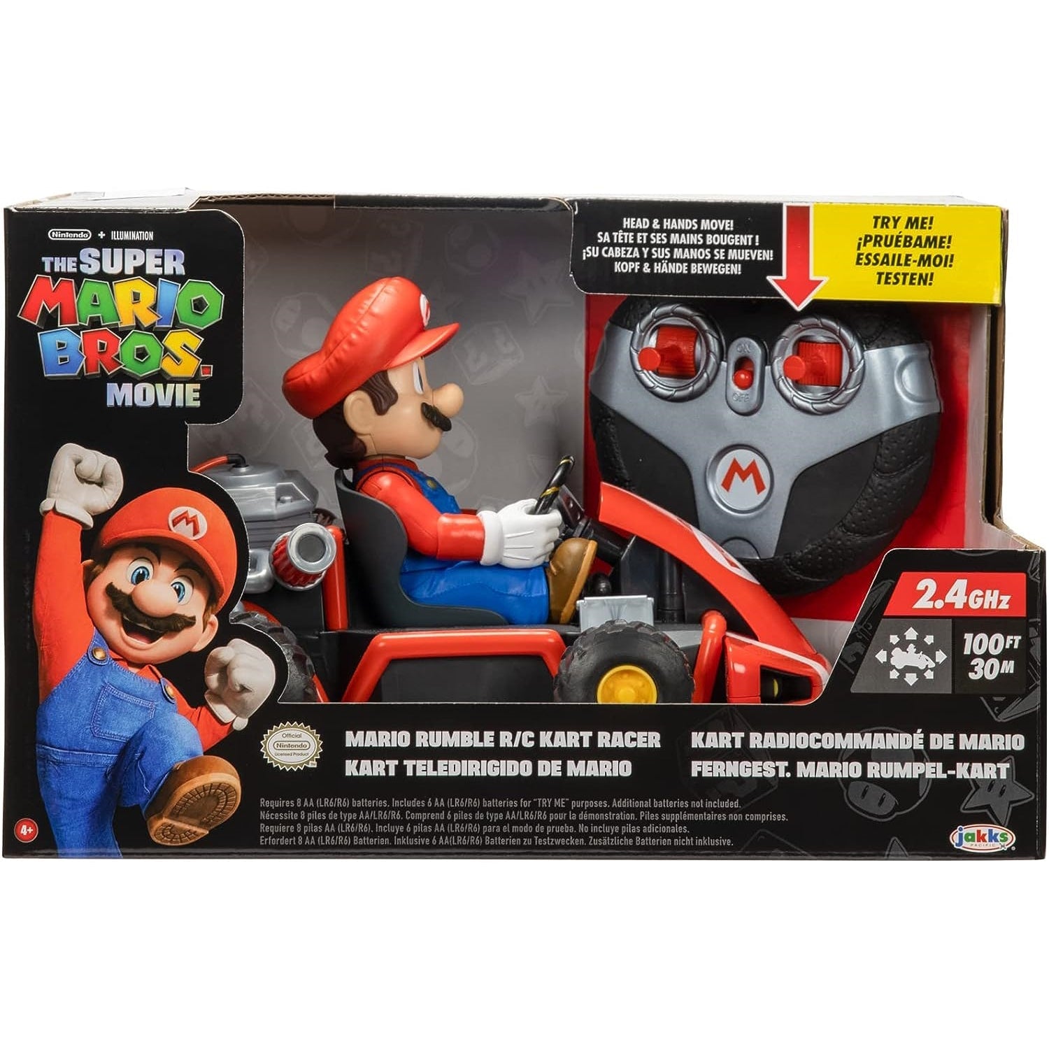 The Super Mario Bros. Movie: Rumble R/C Kart Racer Toys & Games JAKKS Pacific