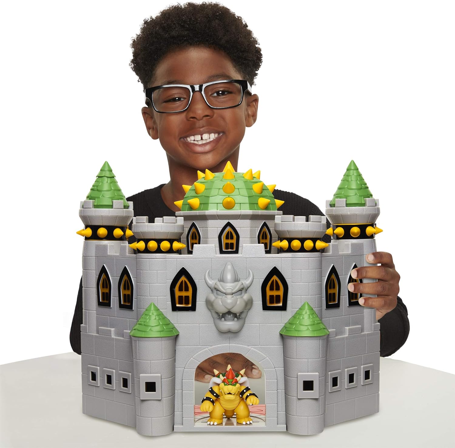 Super Mario Nintendo Deluxe Bowser's Castle Playset Toys & Games JAKKS Pacific   