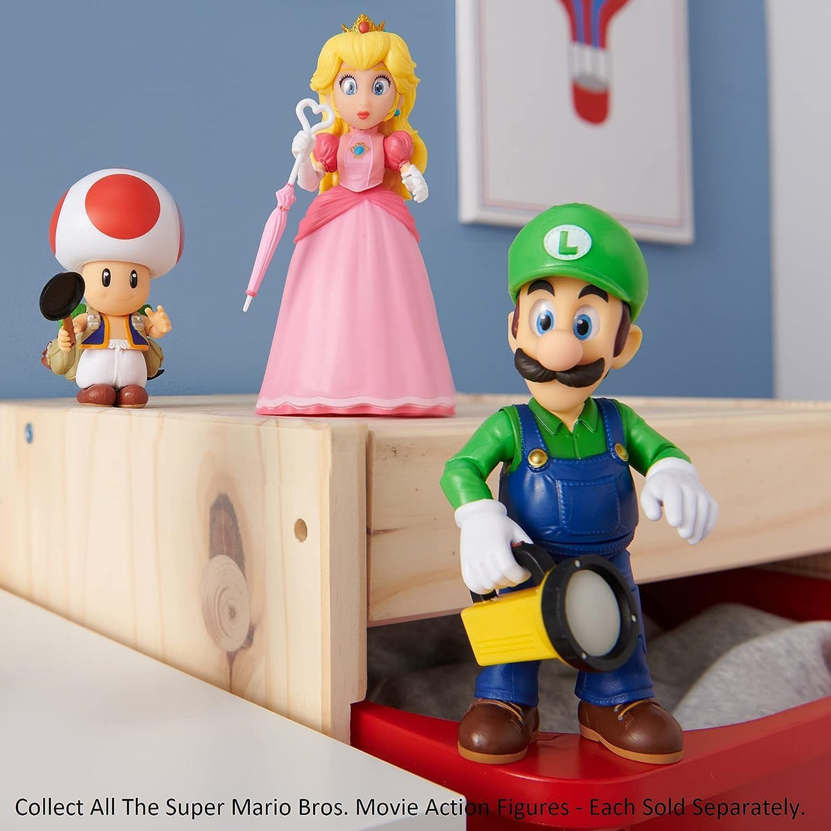 The Super Mario Bros. Movie - Princess Peach Action Figure - 5" Toys & Games JAKKS Pacific