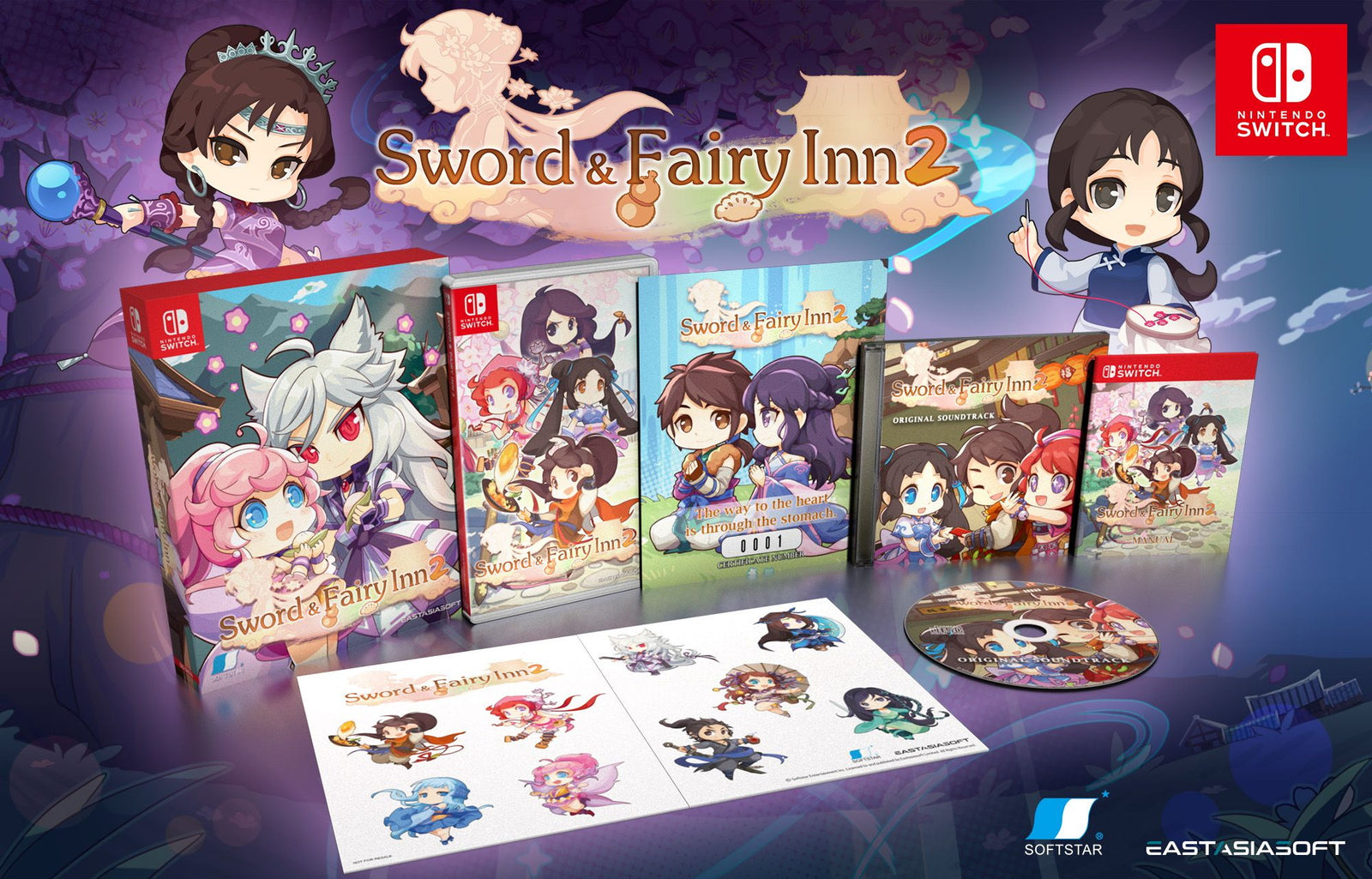 Sword and Fairy Inn 2 - Limited Edition - Play Exclusives [Nintendo Switch] Nintendo Switch Video Game EastAsiaSoft   
