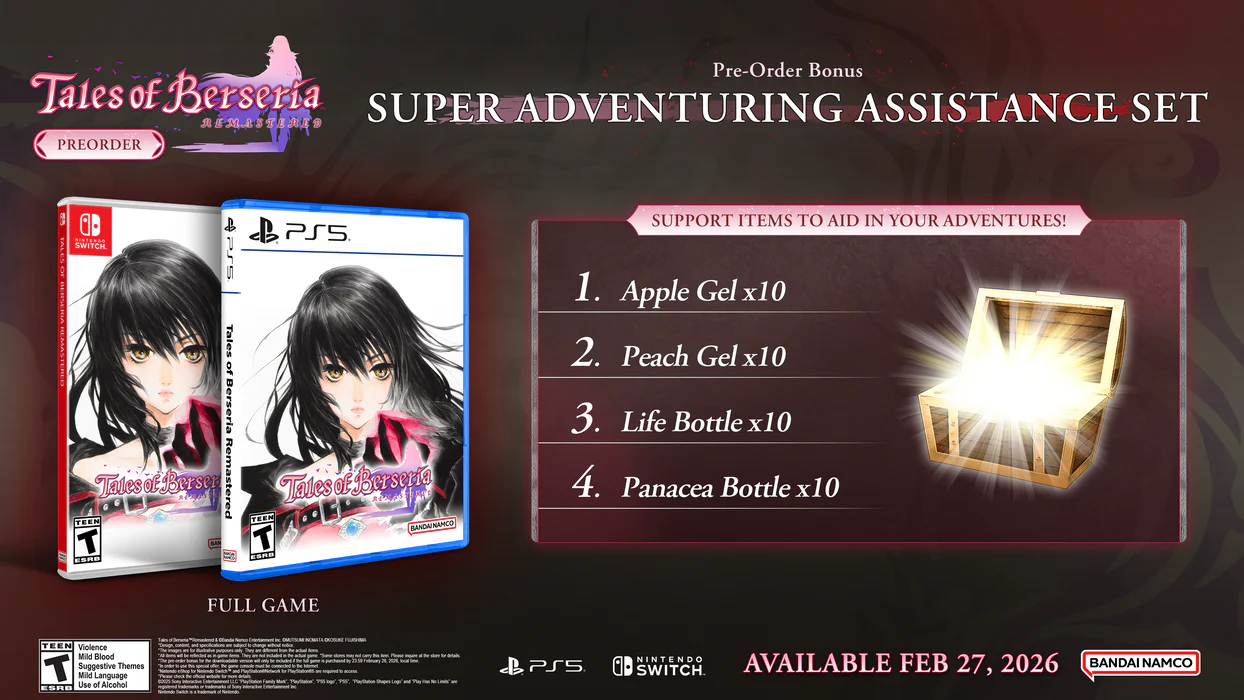 Tales of Berseria: REMASTERED [Nintendo Switch] Nintendo Switch Video Game Bandai Namco