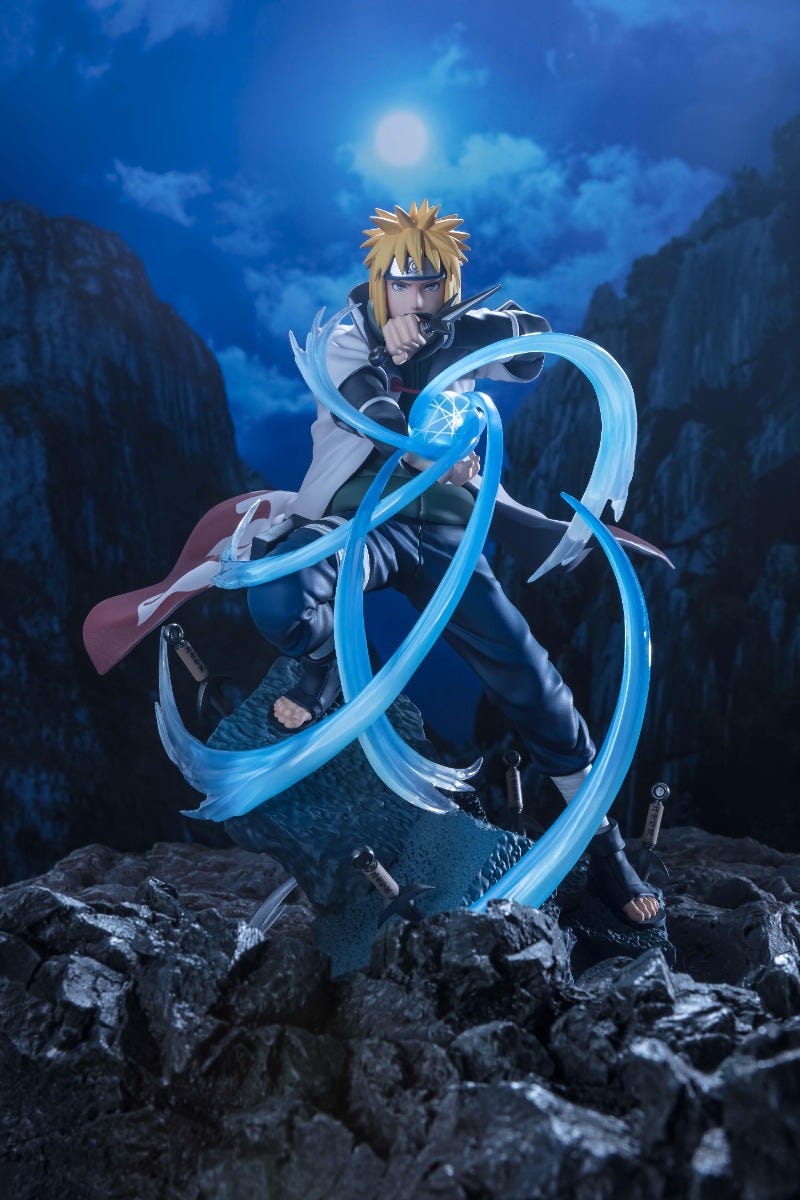Tamashii Nations: Naruto Shippuden - Minato Namikaze (Rasengan) Extra Battle FiguartsZERO Toys & Games Bandai Namco