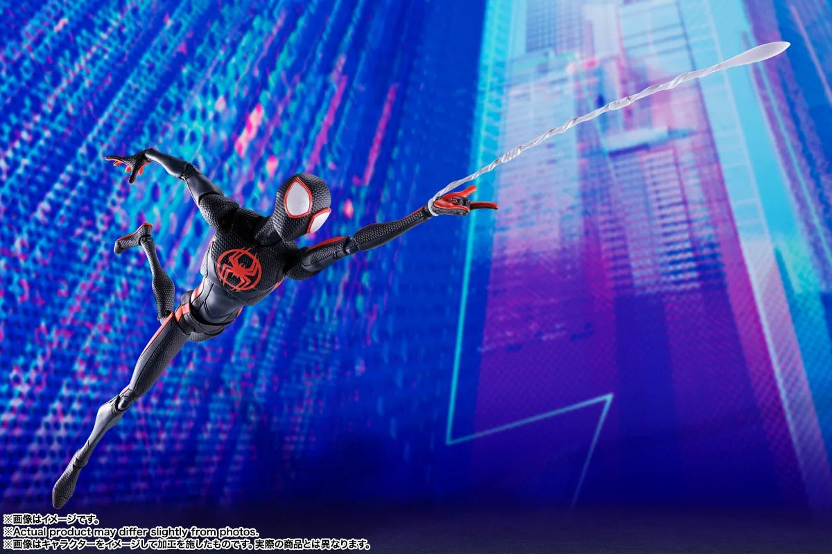Tamashii Nations: Spider-Man: Across The Spider-Verse - Spider-Man (Miles Morales) S.H.Figuarts Toys & Games Bandai Namco