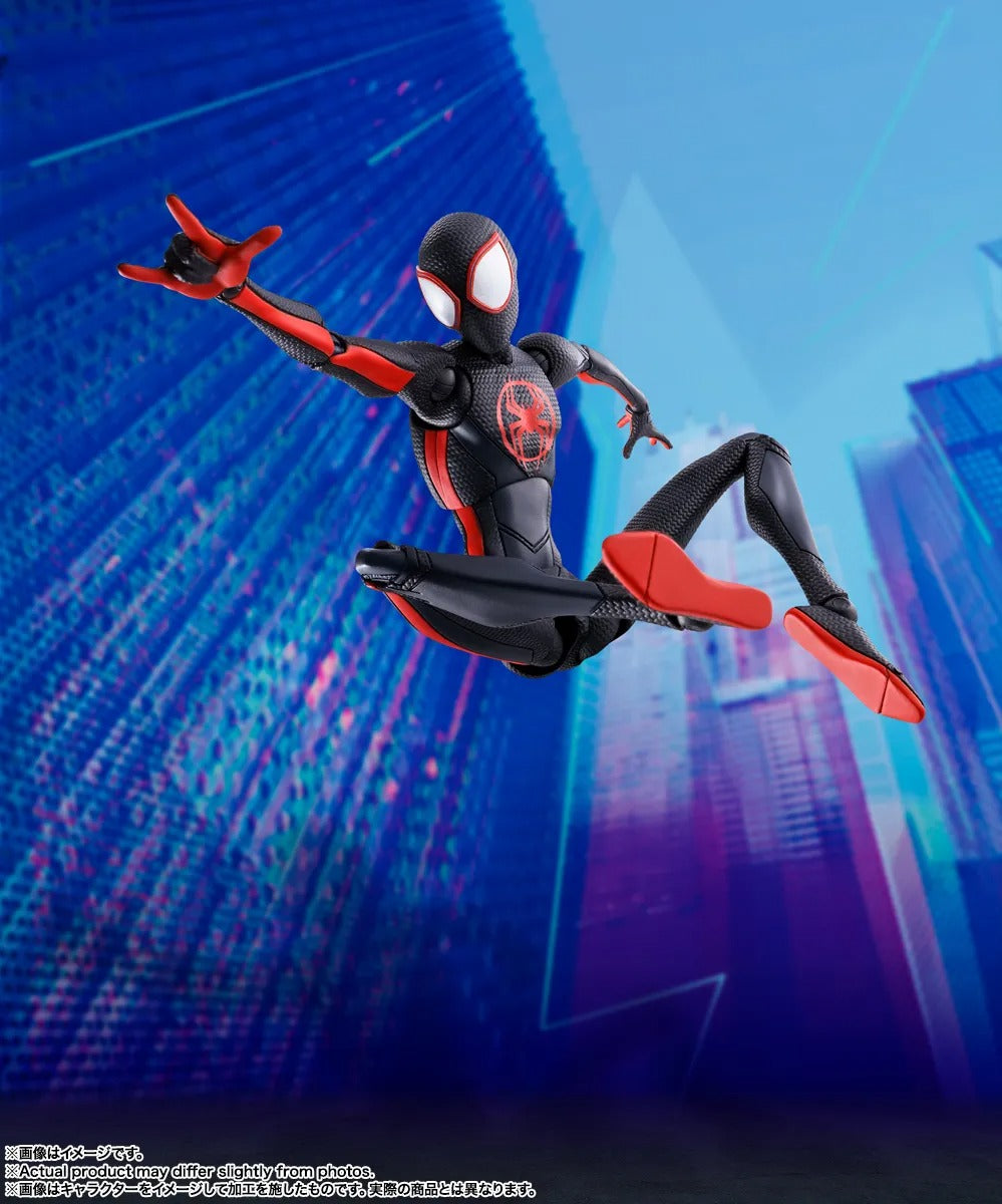 Tamashii Nations: Spider-Man: Across The Spider-Verse - Spider-Man (Miles Morales) S.H.Figuarts Toys & Games Bandai Namco