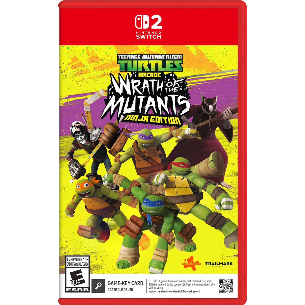 Teenage Mutant Ninja Turtles: Arcade Wrath of the Mutants - Ninja Edition [Nintendo Switch 2] Nintendo Switch 2 Video Game Trailmark Games