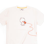 Milk Mocha Bear: Giordano x Milk Mocha Bear: Playing Telephone T-Shirts Milk Mocha Bear