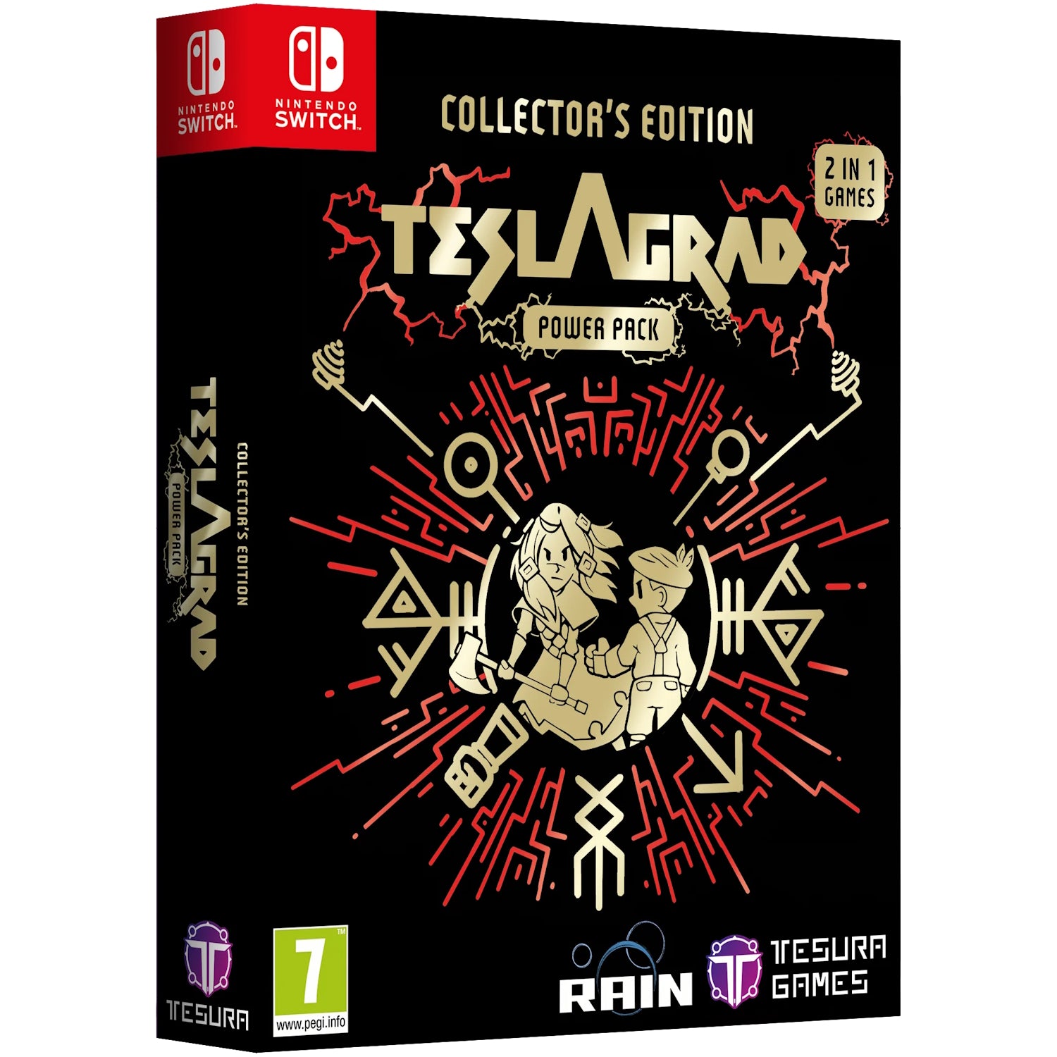 Teslagrad Power Pack - Collector's Edition [Nintendo Switch] Nintendo Switch Video Game Tesura Games