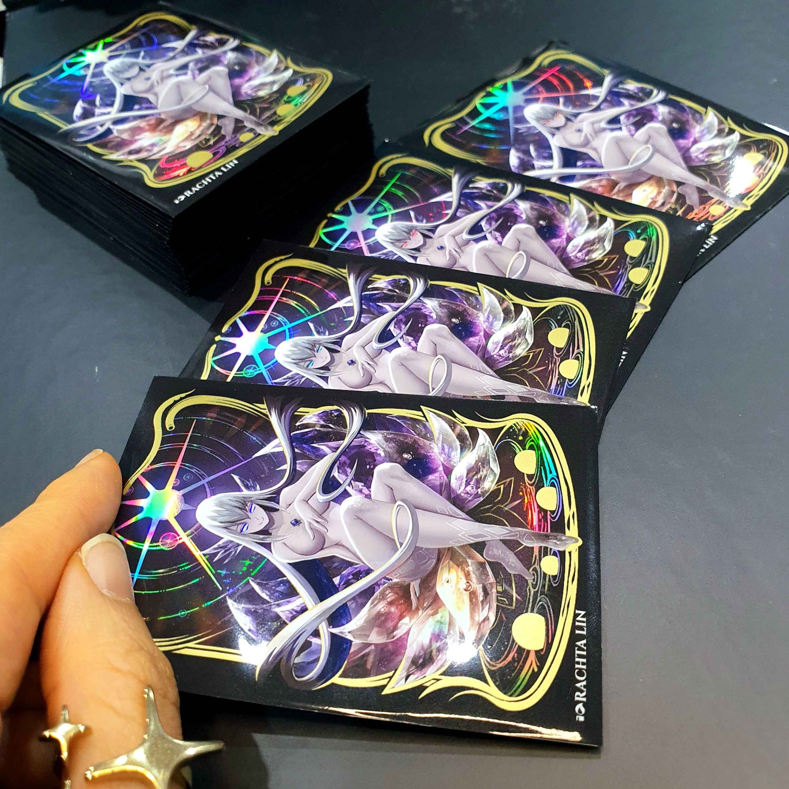 The Art of Rachta Lin: Jeweled Lotus Inspired MTG Sleeves - 100 Count Card Game Accessories The Art of Rachta Lin