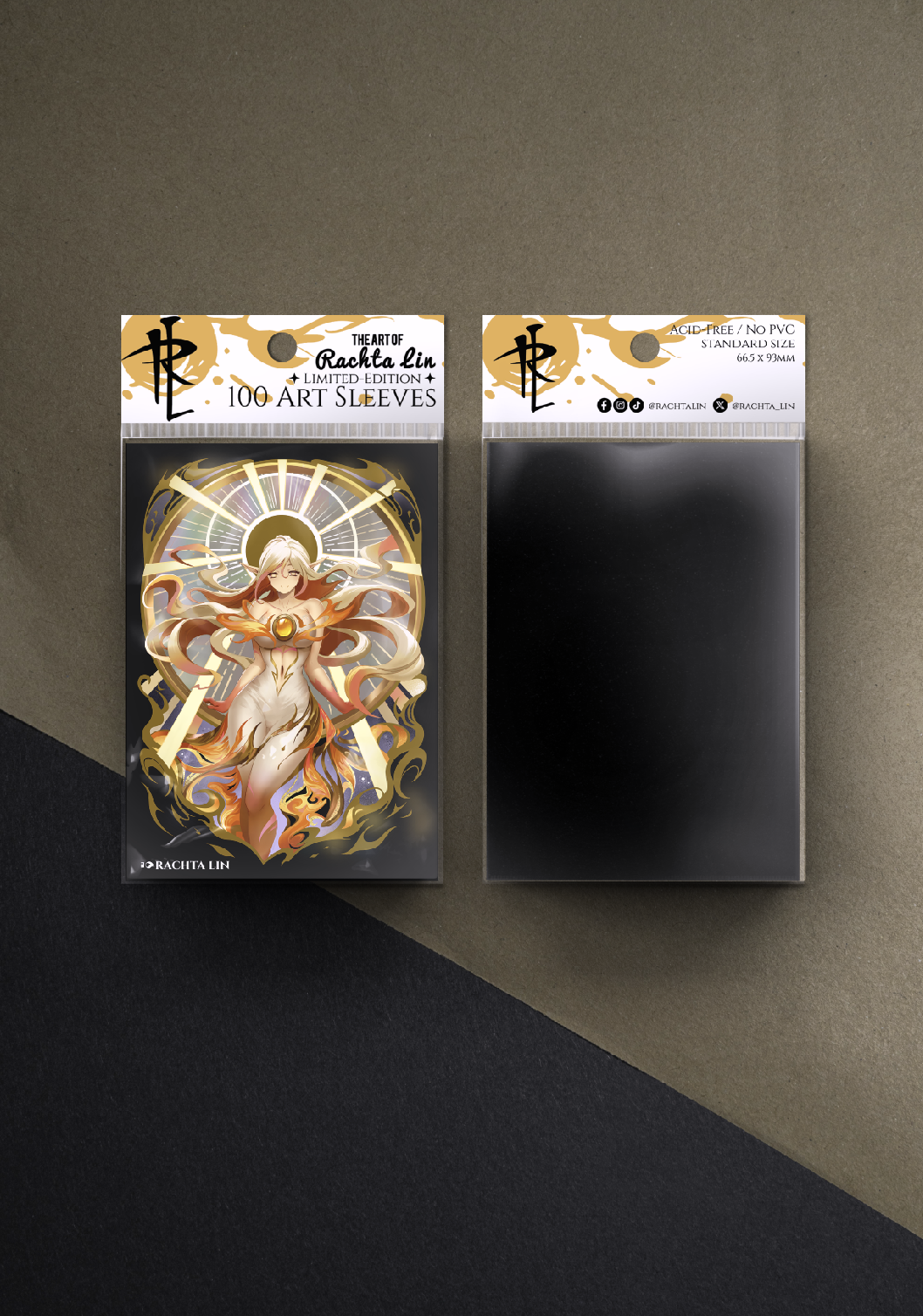 The Art of Rachta Lin: Limited Edition Soul Ring Art Sleeves - 100 Count Card Game The Art of Rachta Lin