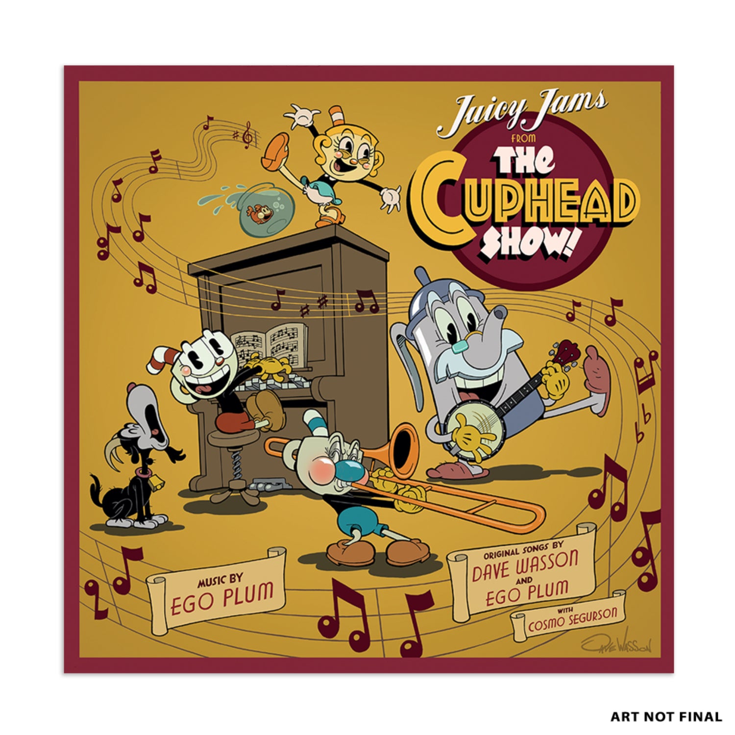 The Cuphead Show! Soundtrack 2xLP [Audio Vinyl] Audio CD/Vinyl iam8bit