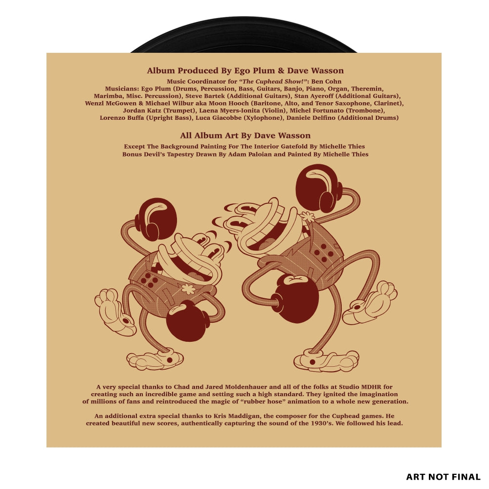 The Cuphead Show! Soundtrack 2xLP [Audio Vinyl] Audio CD/Vinyl iam8bit