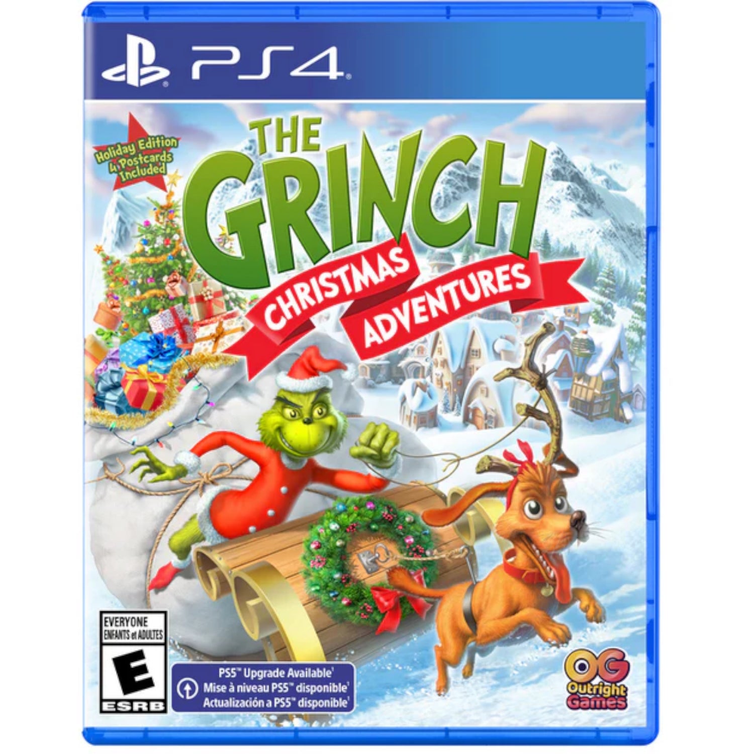 The Grinch Christmas Adventure Holiday Edition - Bonus Postcards! [PlayStation 4] PlayStation 4 Video Game Outright Games