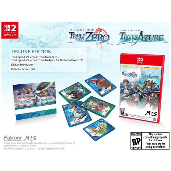 The Legend of Heroes: Trails from Zero & Trails to Azure [Nintendo Switch 2][Game-Key Card] Nintendo Switch 2 Video Game NIS America