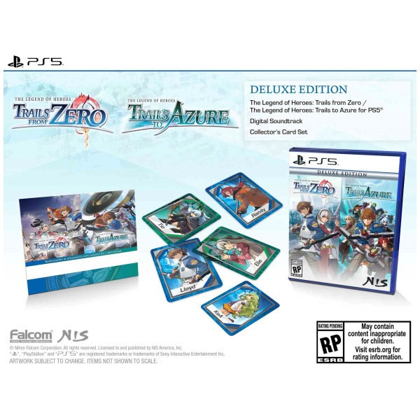 The Legend of Heroes: Trails from Zero & Trails to Azure [PlayStation 5] PlayStation 5 Video Game NIS America