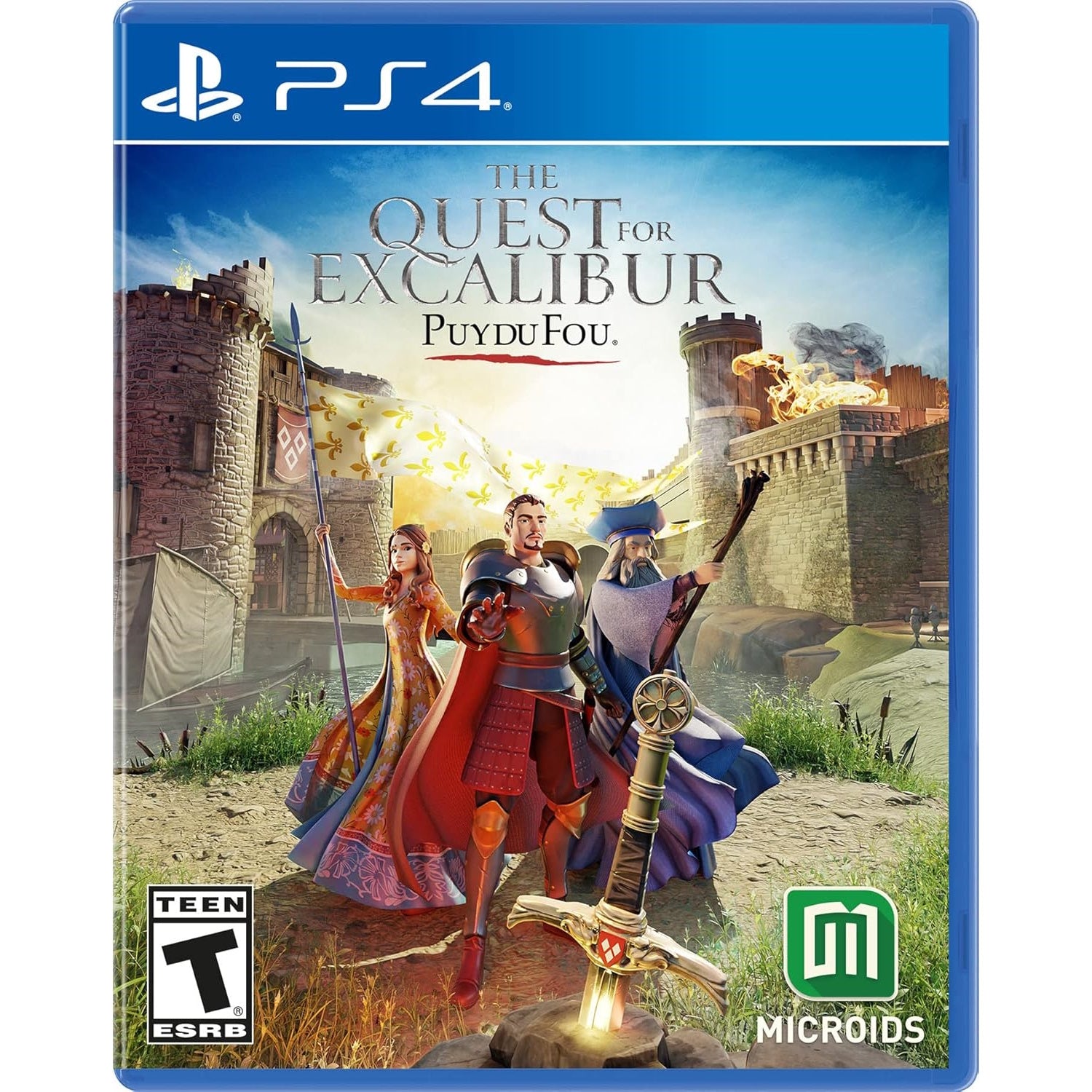 The Quest For Excalibur Puy Du Fou [PlayStation 4] PlayStation 4 Video Game Microids   