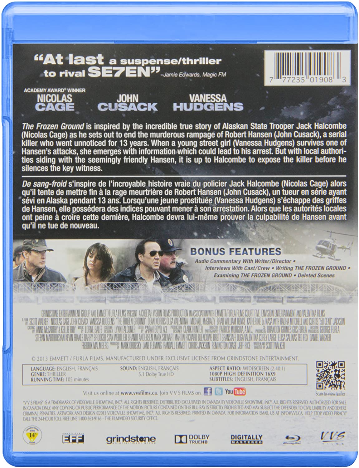 The Frozen Ground [Blu-ray] DVDs & Blu-Rays Warner Bros.   