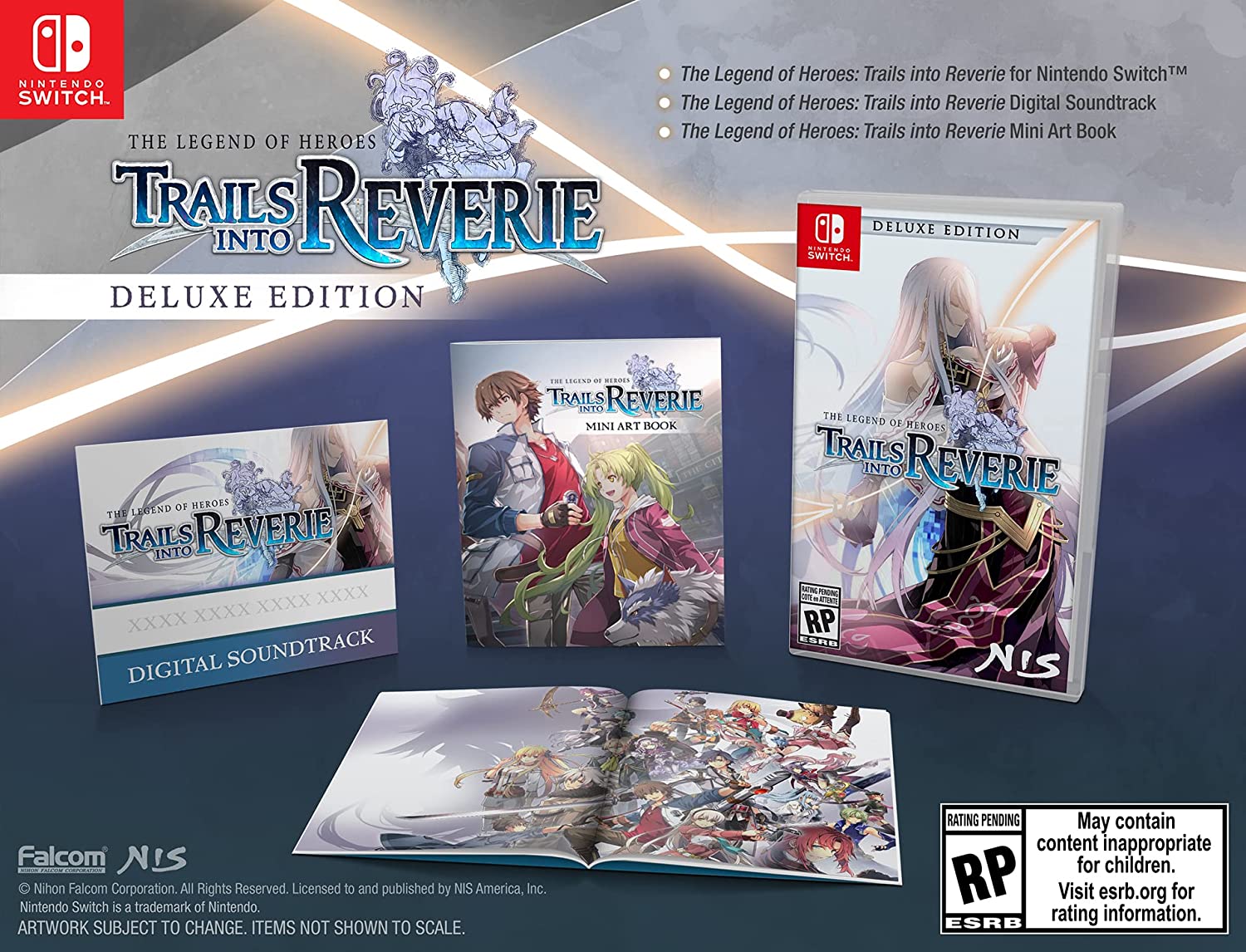 The Legend of Heroes: Trails into Reverie - Deluxe Edition [Nintendo Switch] Nintendo Switch Video Game NIS America   