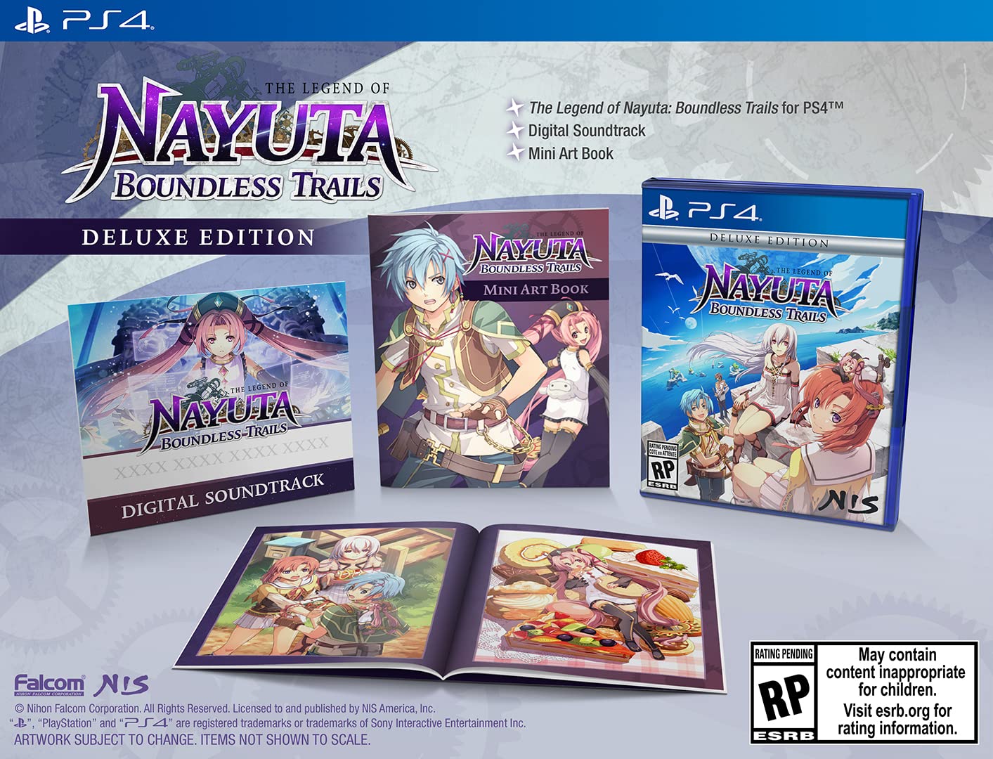 The Legend of Nayuta: Boundless Trails - Deluxe Edition [PlayStation 4] PlayStation 4 Video Game NIS America   
