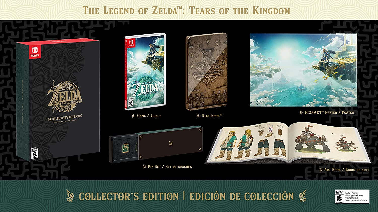 The Legend of Zelda: Tears of the Kingdom Collector’s Edition [Nintendo Switch] Nintendo Switch Video Game Nintendo