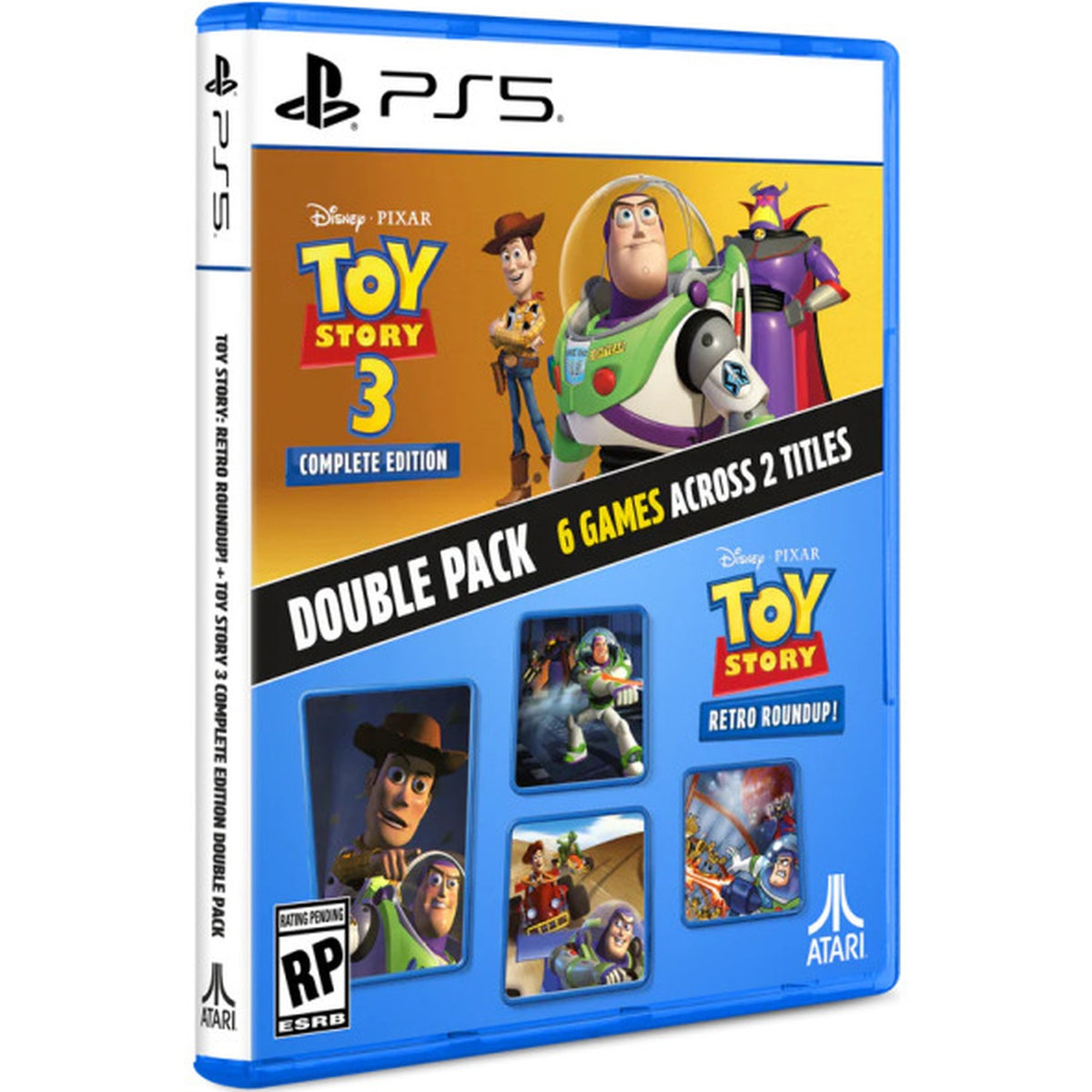 Toy Story: Retro Roundup! and Toy Story 3 Complete [PlayStation 5] PlayStation 5 Video Game Atari