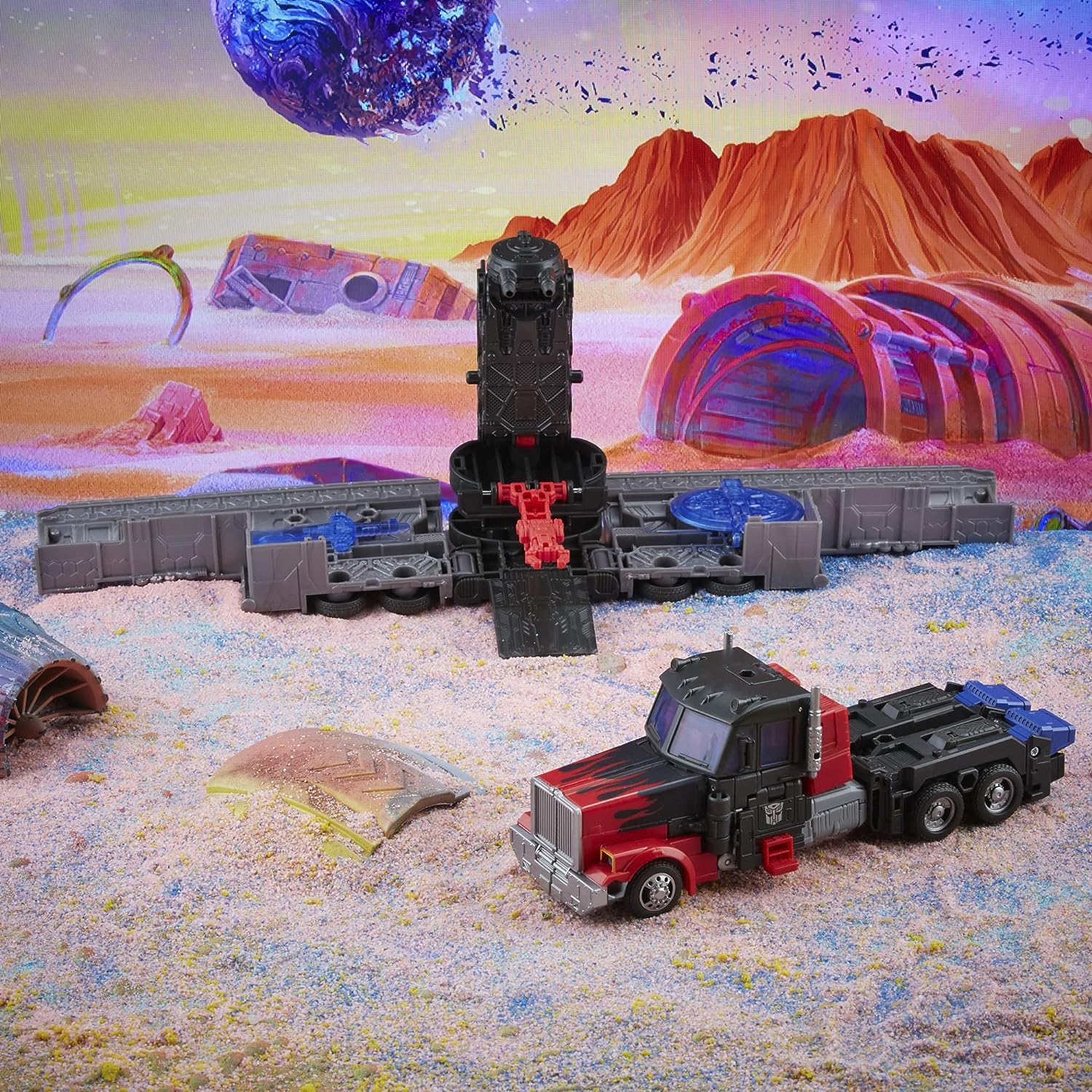 Transformers Generations Legacy Series: Leader G2 Universe Laser Optimus Prime Action Figure Toys & Games Hasbro