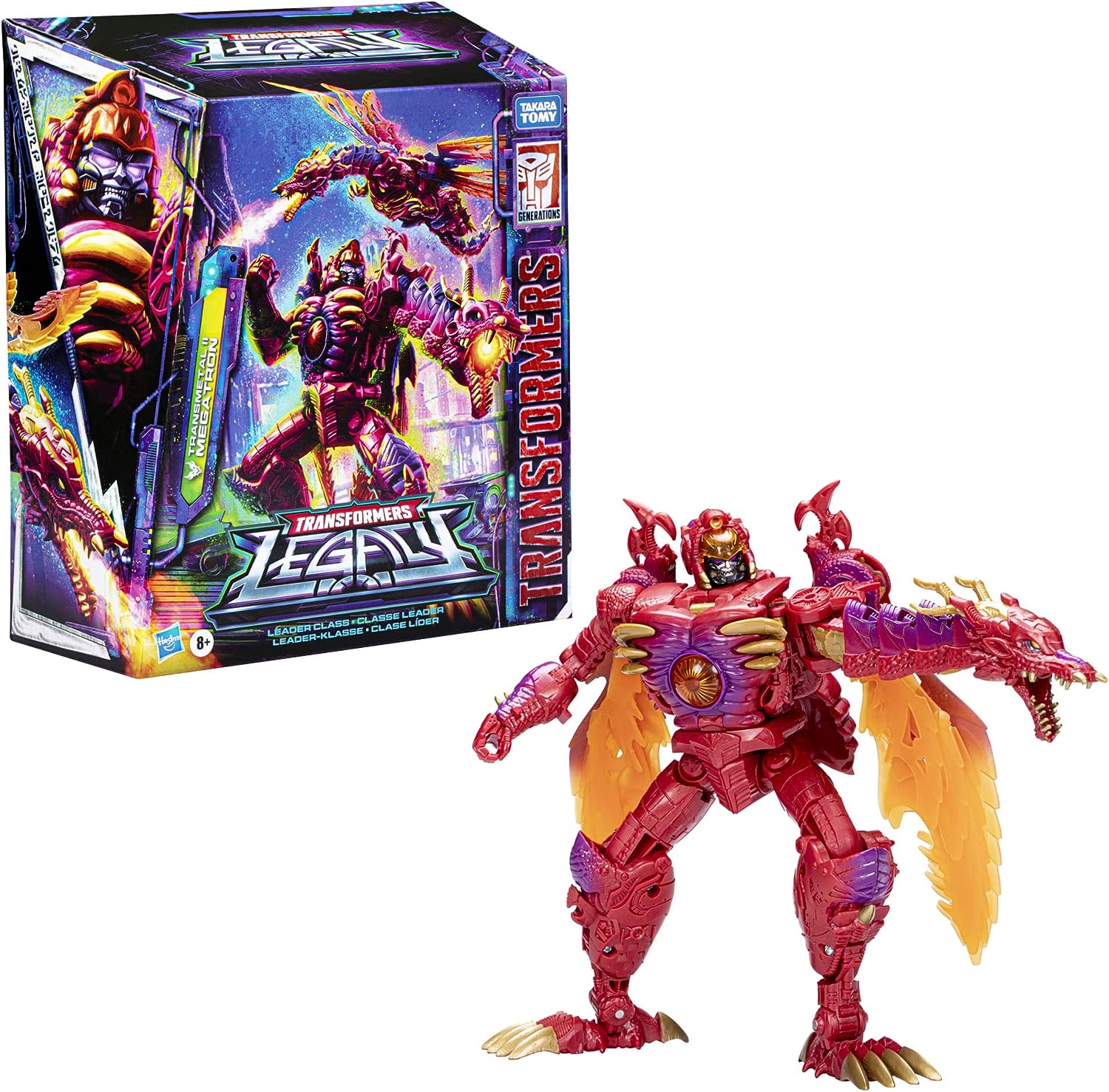 Transformers Generations Legacy Series: Leader Transmetal II Megatron Action Figure Toys & Games Hasbro