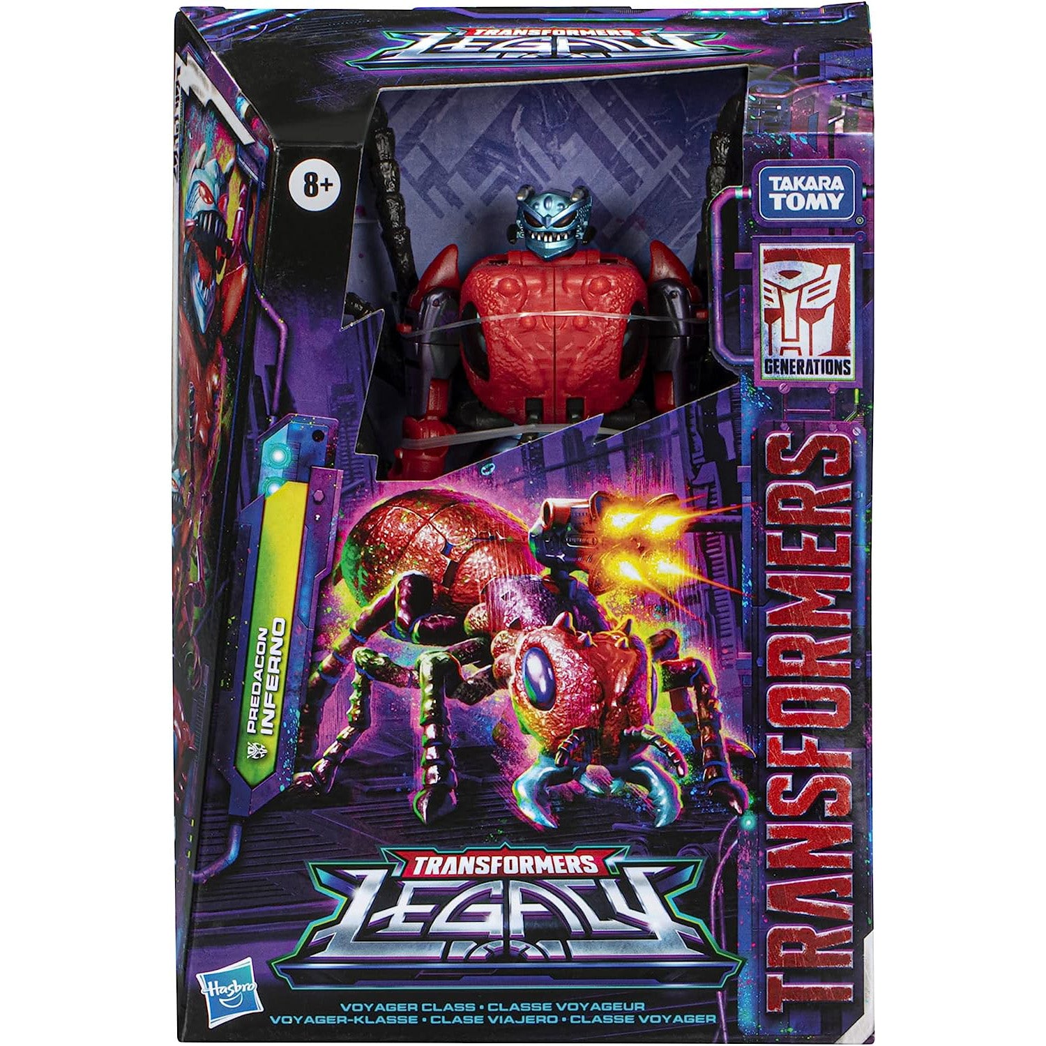 Transformers Generations Legacy Series: Voyager Predacon Inferno Action Figure Toys & Games Hasbro