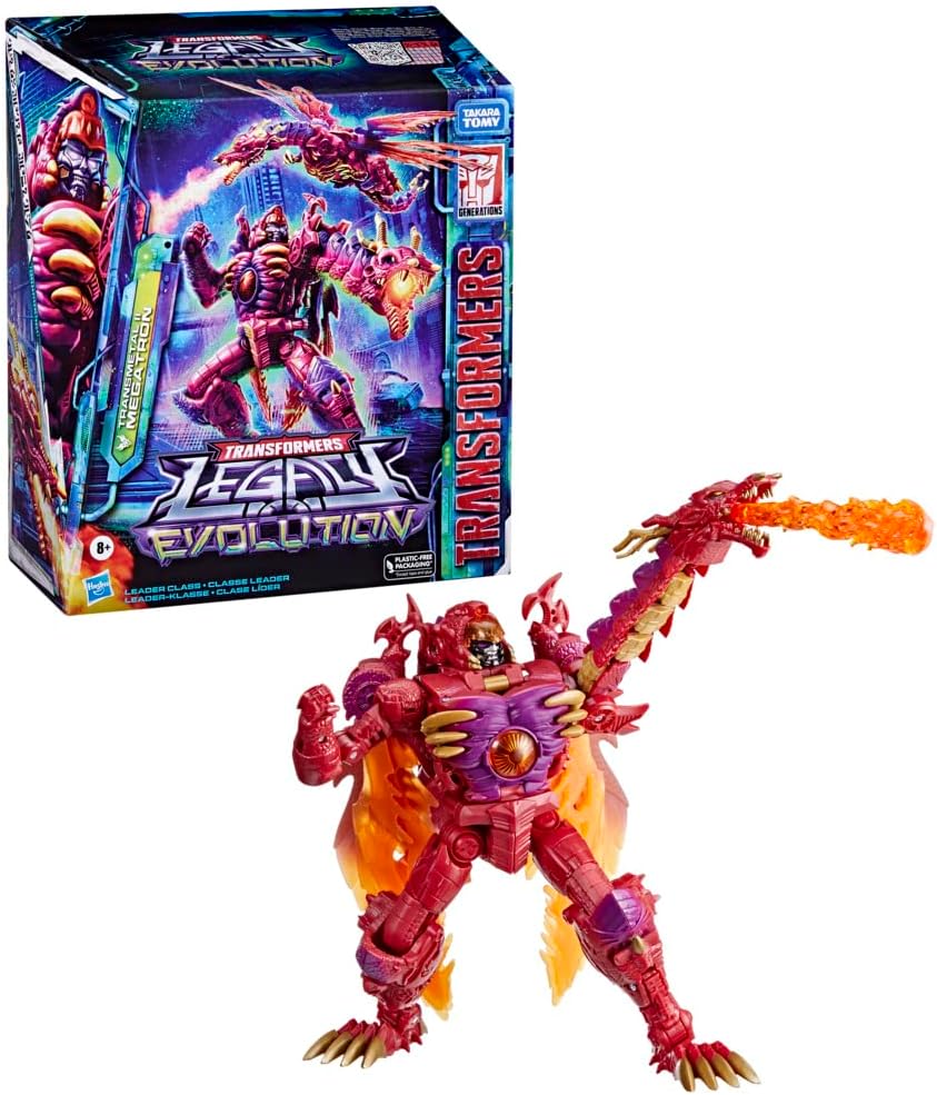 Transformers Legacy Evolution: Transmetal II Megatron - Leader Class Action Figure Toys & Games Hasbro