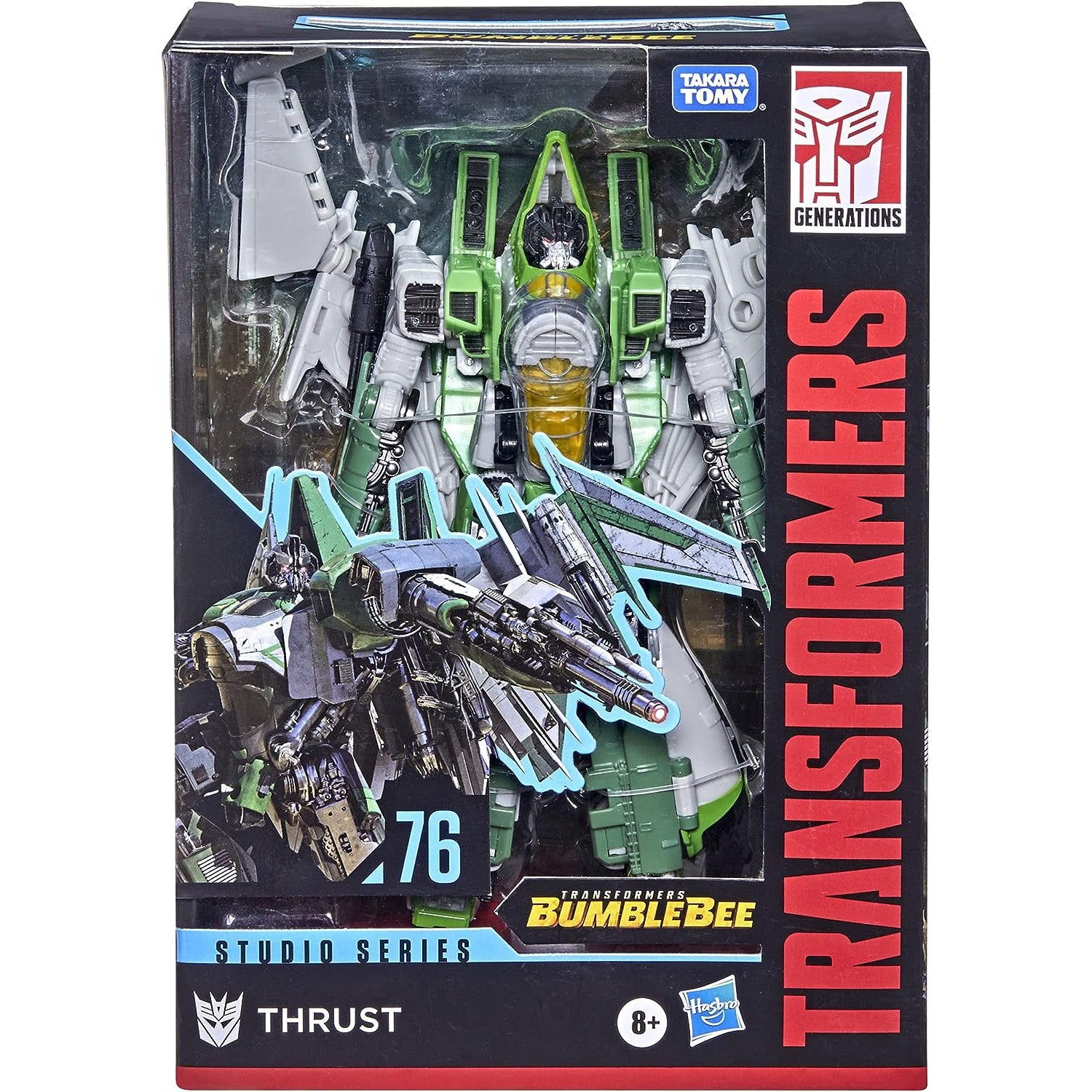 Transformers Studio Series: 76 Voyager Class Bumblebee Thrust Action Figure Toys & Games Hasbro
