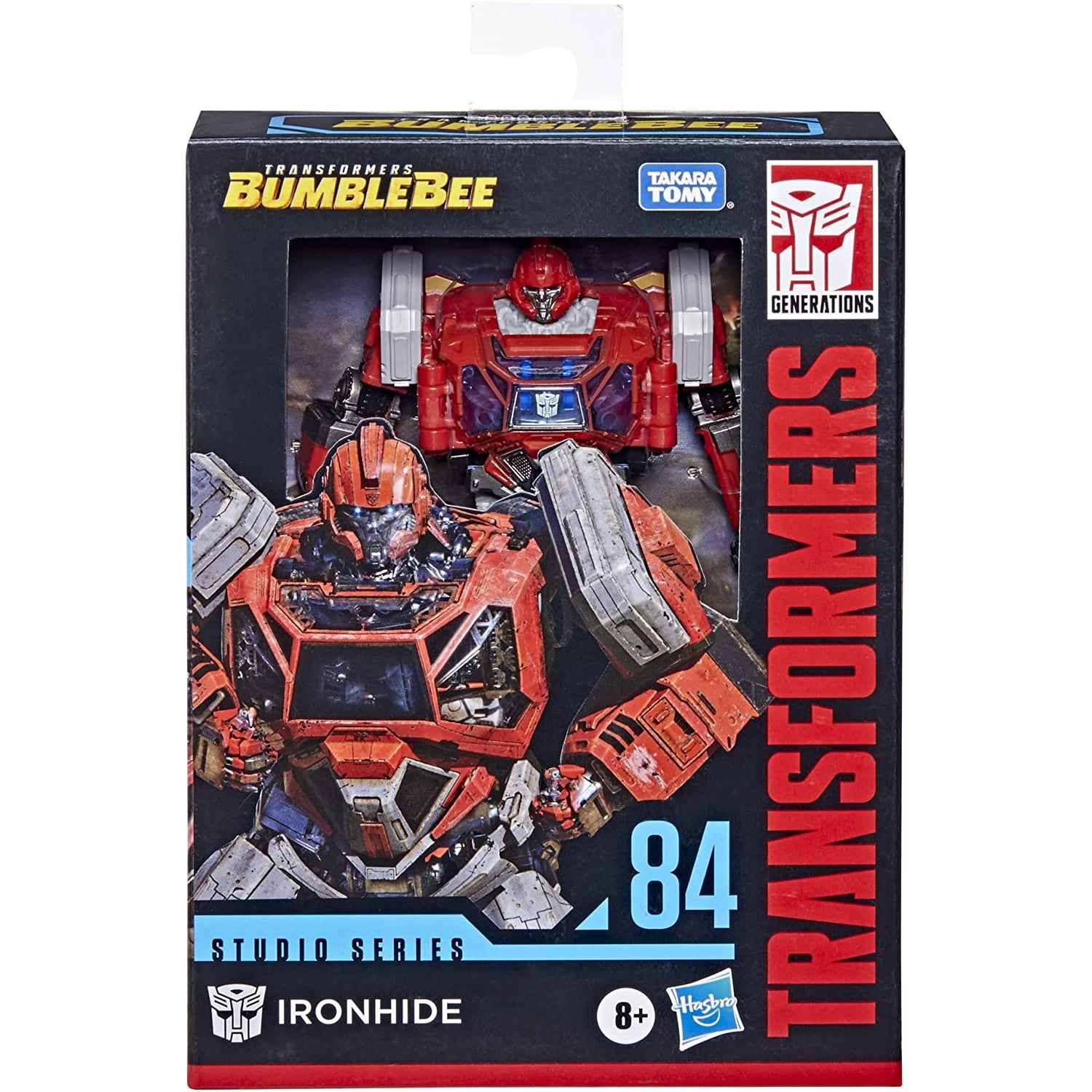 Transformers Studio Series 84 Deluxe Class Transformers: Bumblebee Ironhide 4.5" Action Figure Toys & Games Hasbro