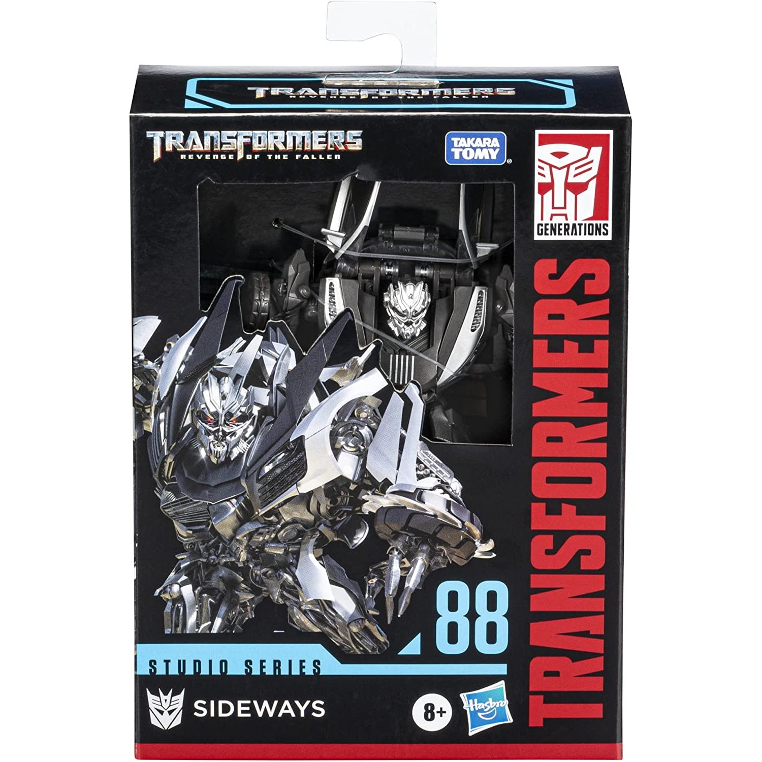 Transformers Studio Series 88 Deluxe Class Transformers: Revenge of the Fallen Sideways 4.5" Action Figure Toys & Games Hasbro