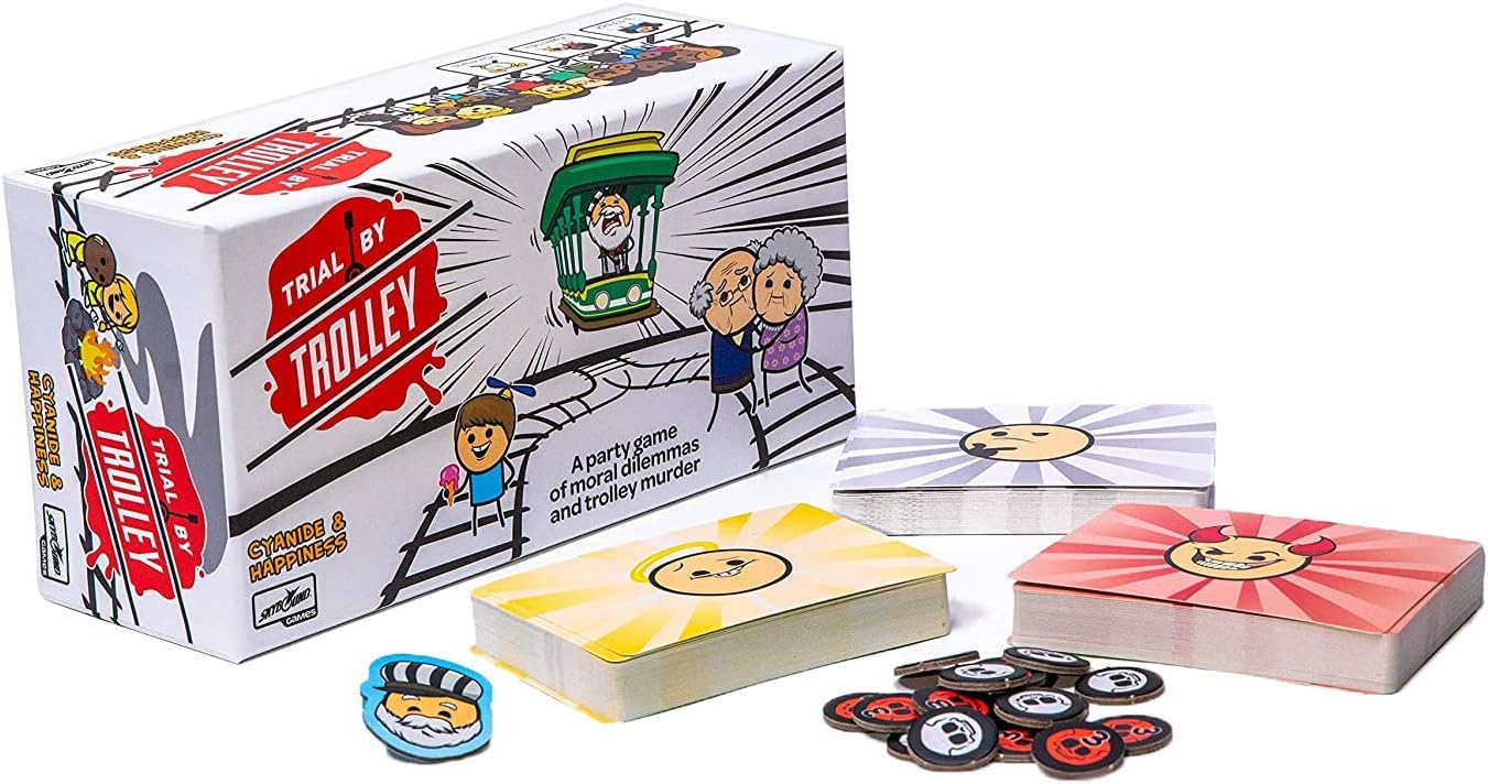 Trial by Trolley [Board Game, 3 -13 Players] Board Game SkyBound Games
