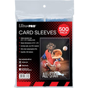 Ultra PRO: Clear Card Penny Sleeves Storage Safe - 500 Count [2.5" x 3.5" Standard Size Trading Cards] Card Game Accessories Ultra Pro