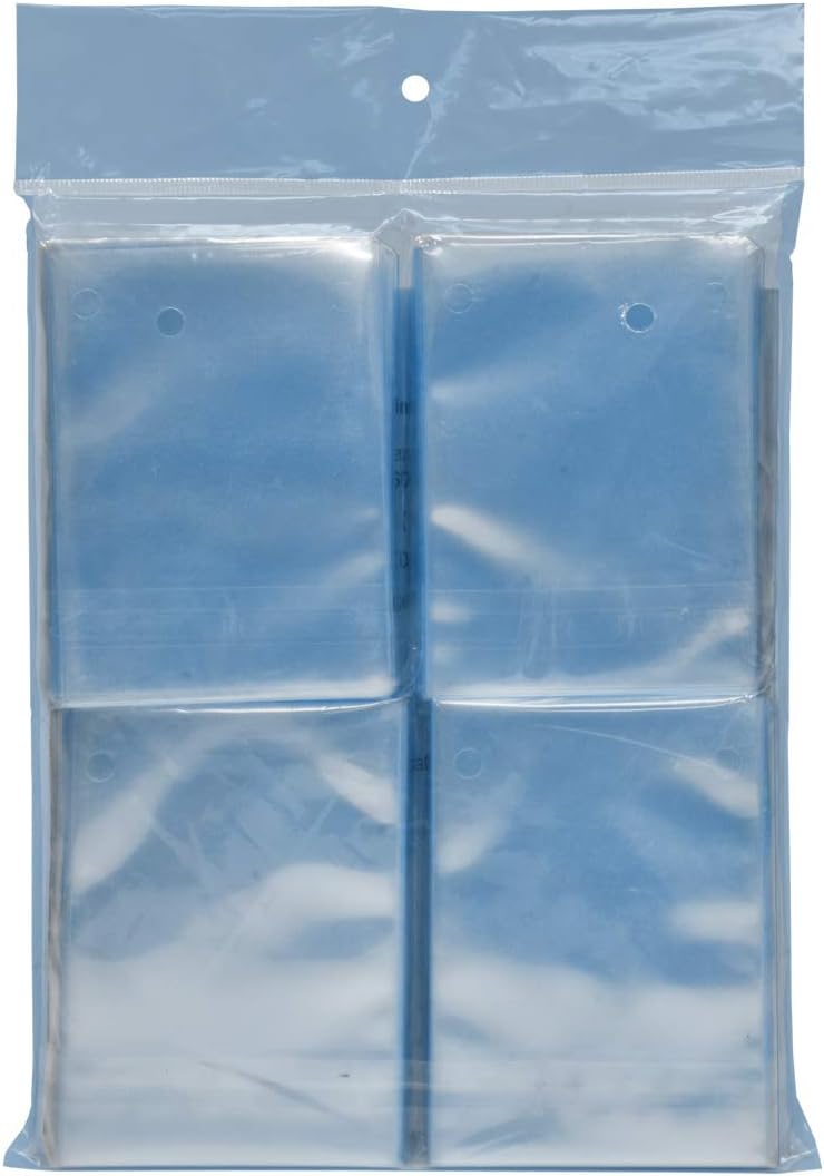 Ultra PRO: Clear Card Penny Sleeves Storage Safe - 500 Count [2.5" x 3.5" Standard Size Trading Cards] Card Game Accessories Ultra Pro