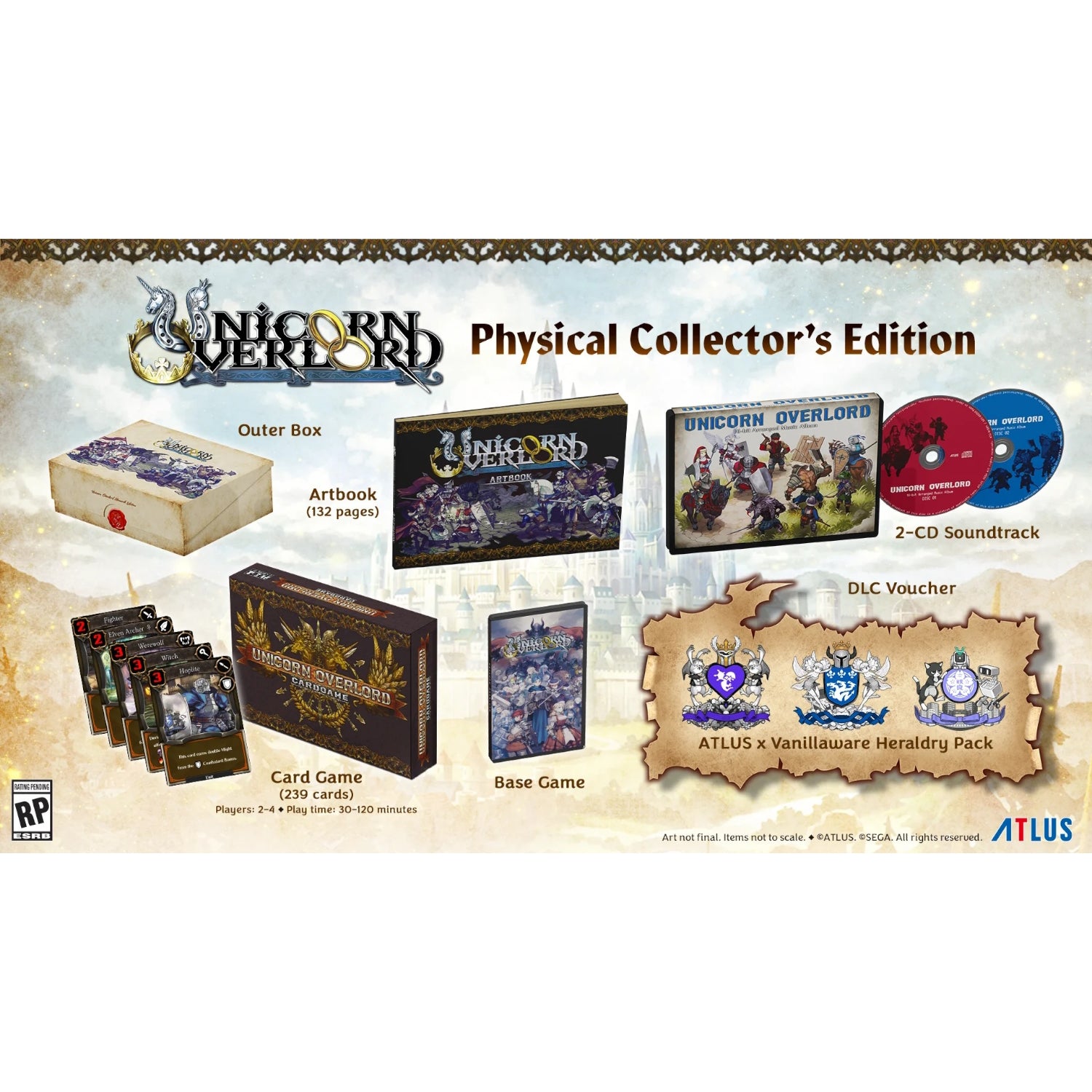 Unicorn Overlord - Collector's Limited Edition (Monarch Edition) [PlayStation 5] PlayStation 5 Video Game Atlus
