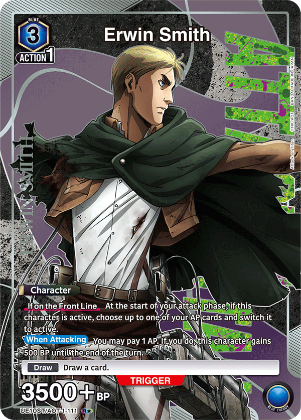Union Arena TCG: Attack on Titan Starter Deck Card Game Bandai Namco