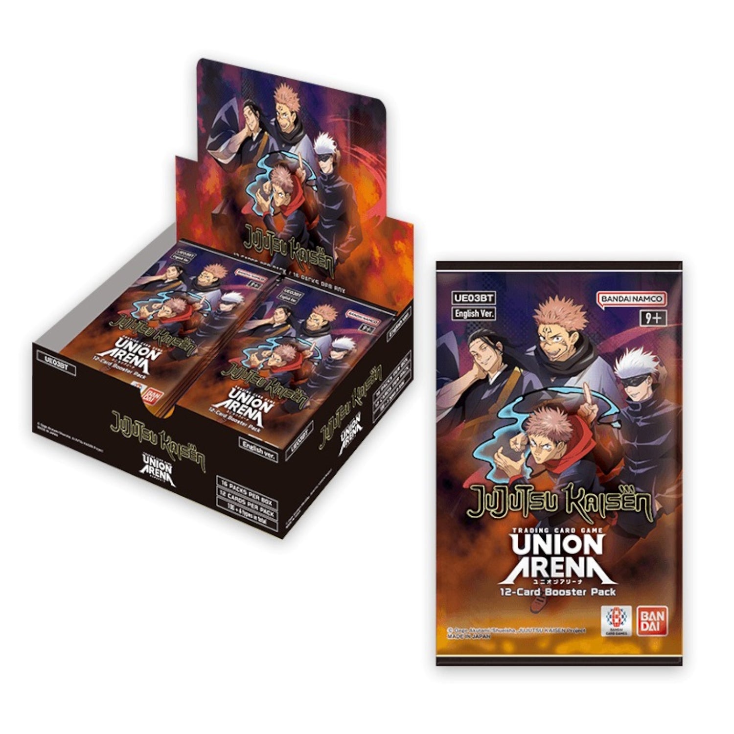 Union Arena TCG: Jujutsu Kaisen Booster Box [UE03BT] - 16 Packs Card Game Bandai Namco