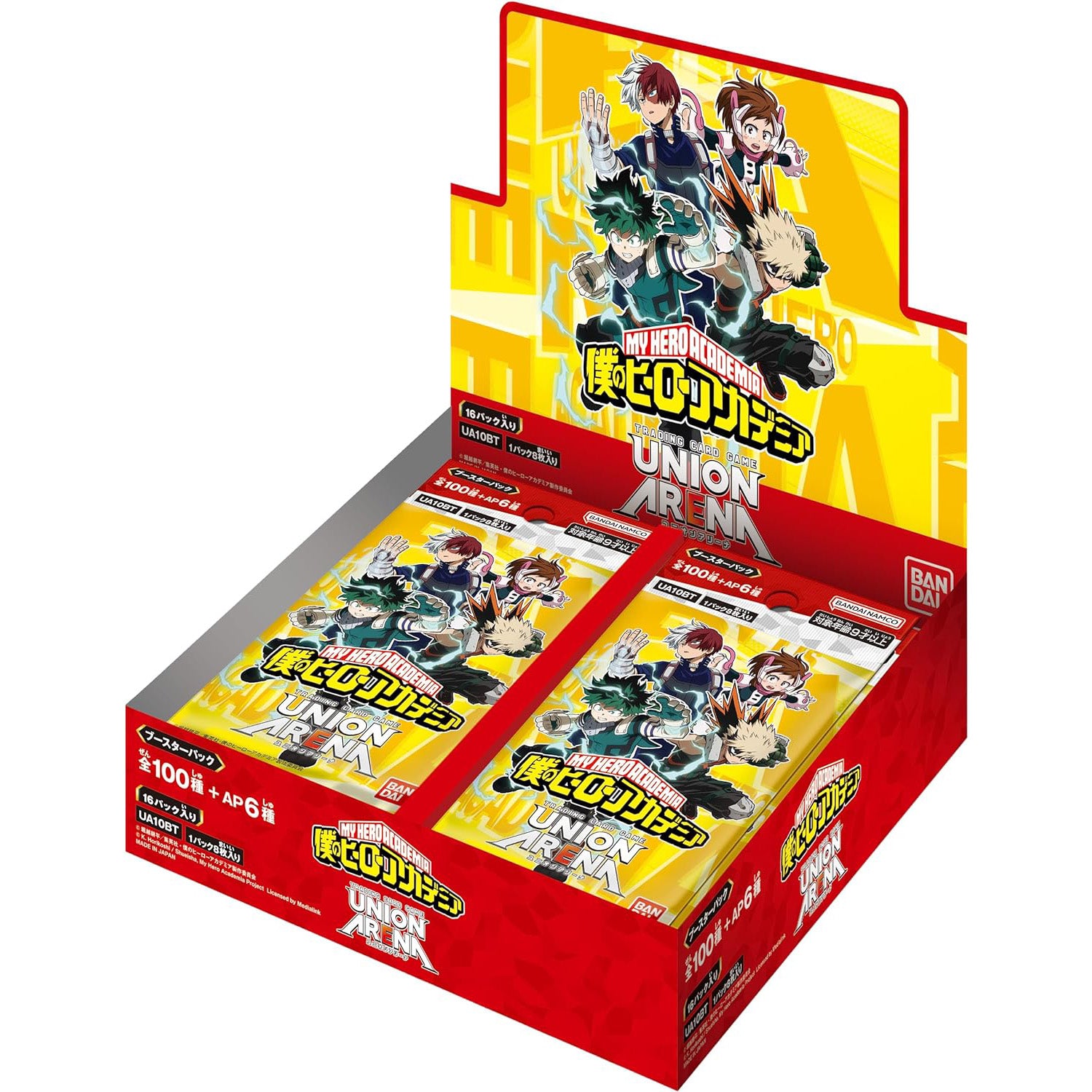 Union Arena My Hero Academia Booster Box - 16 Packs - [JPN] Card Game Bandai Namco